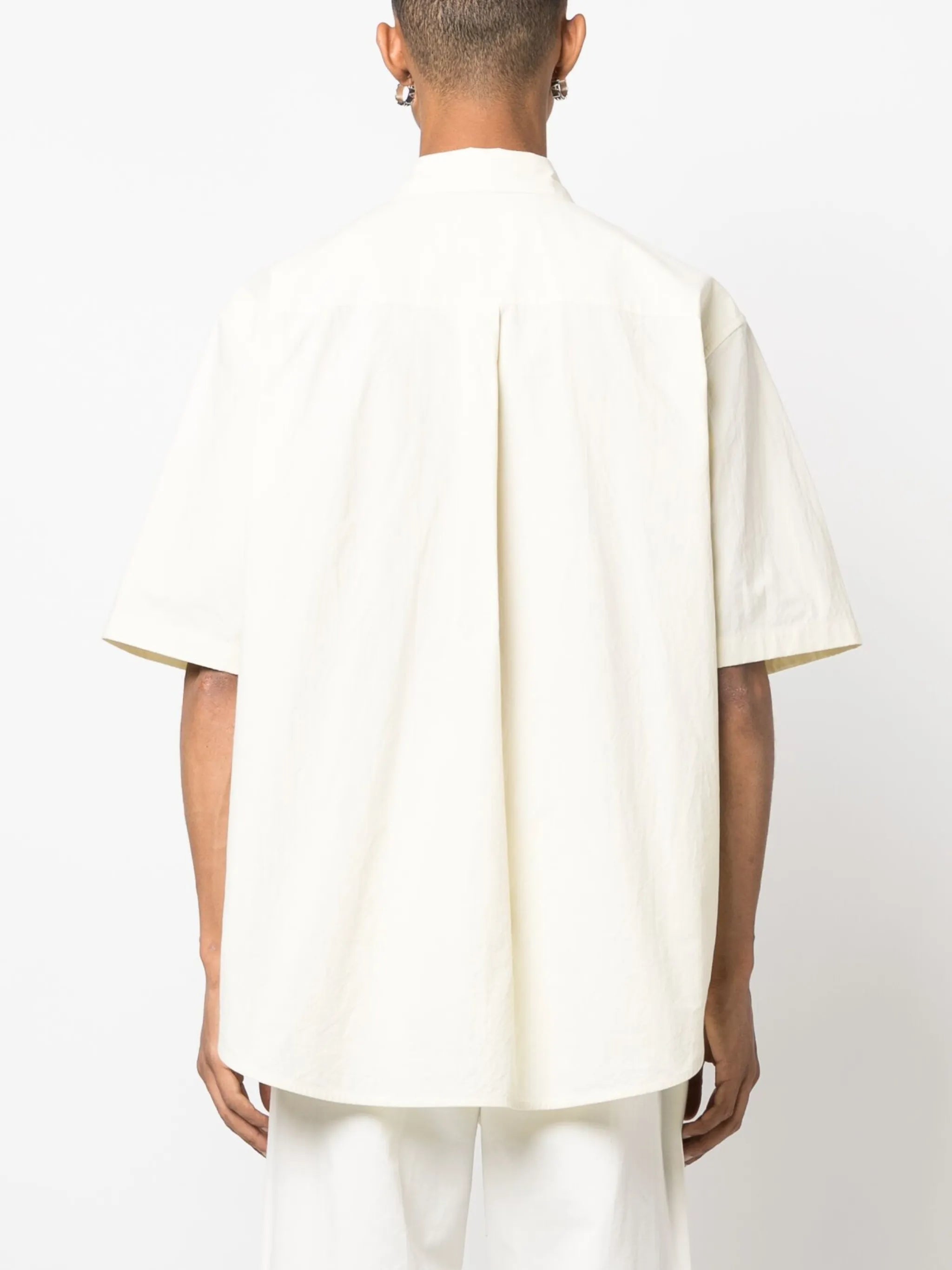 patch-pocket cotton shirt