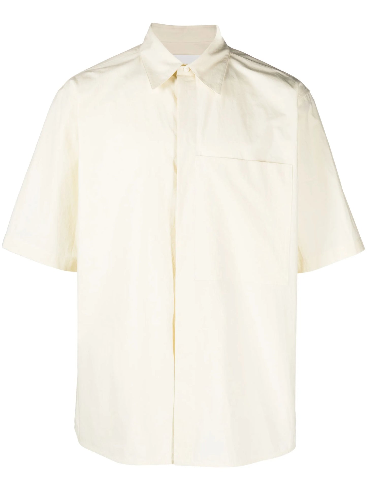 patch-pocket cotton shirt