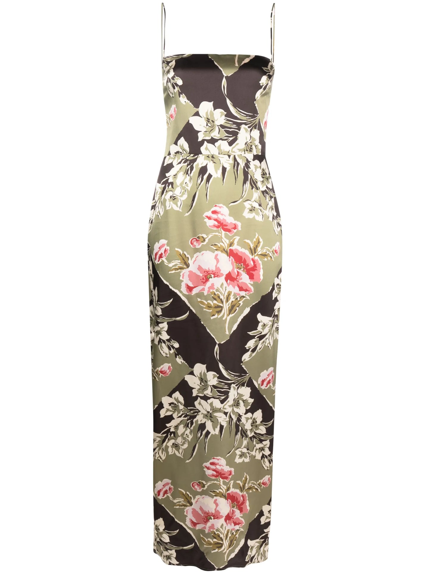 Frankie printed-silk dress