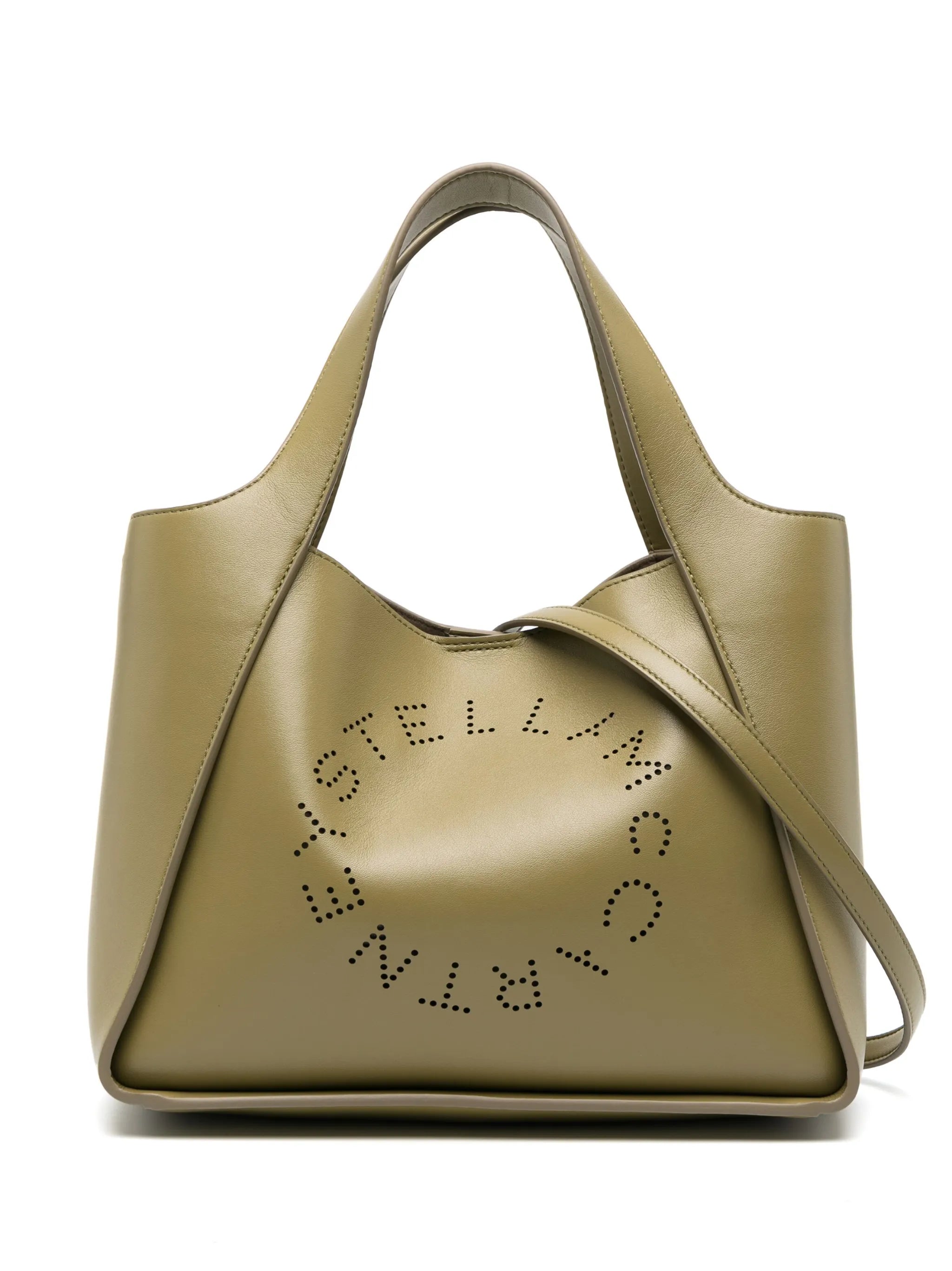 perforated-logo tote bag