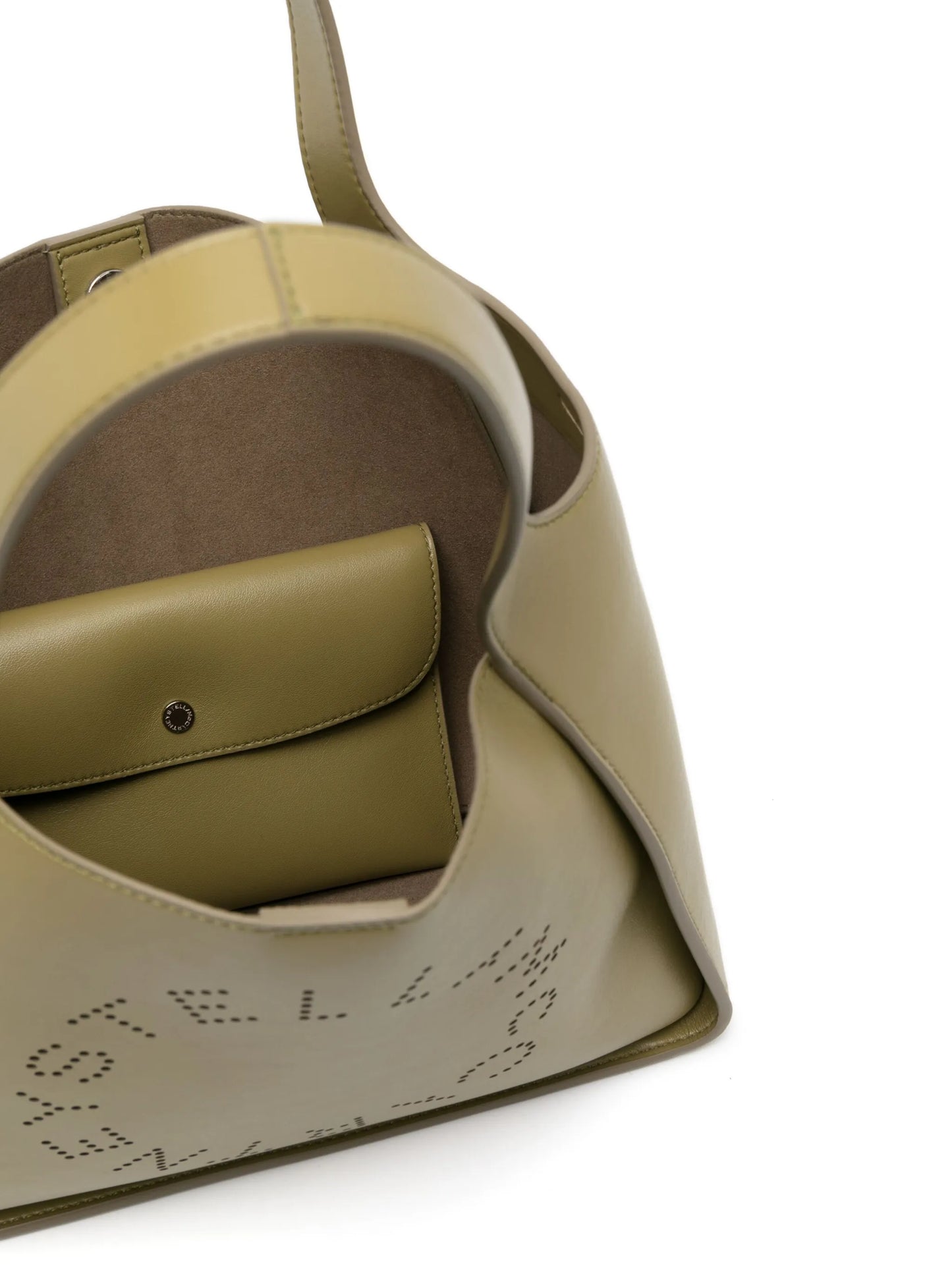 perforated-logo tote bag
