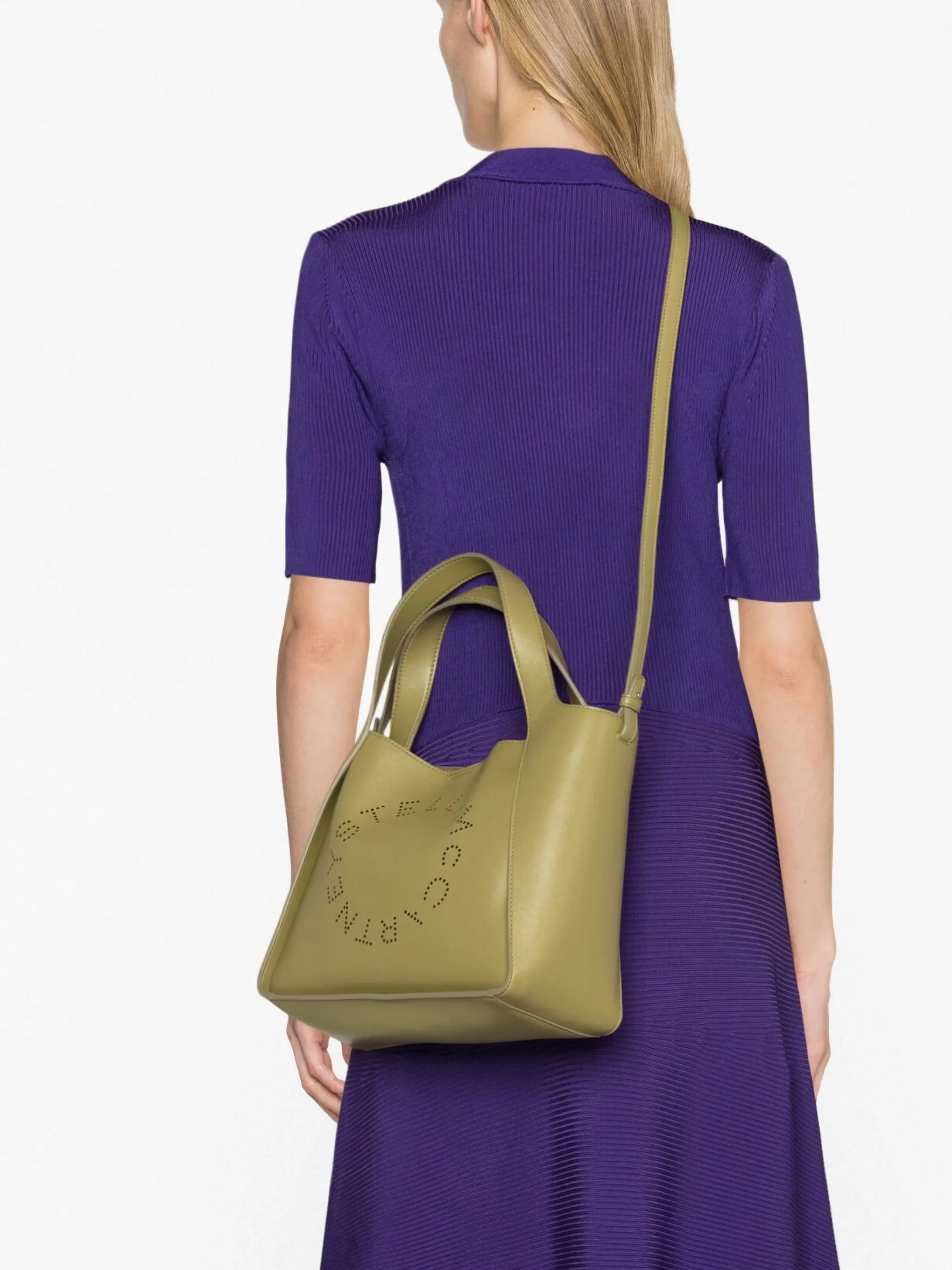 perforated-logo tote bag