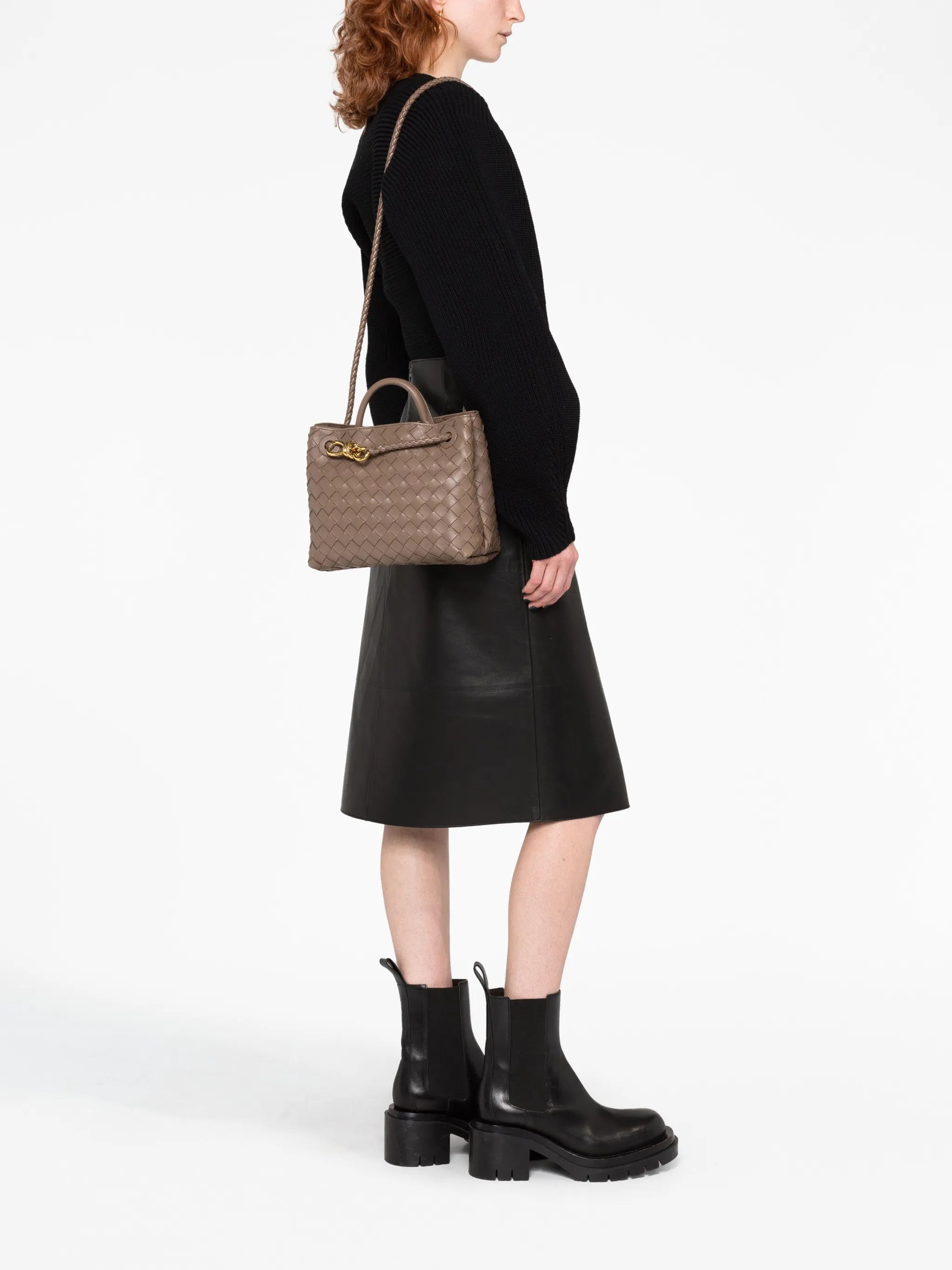 small Andiamo leather tote bag