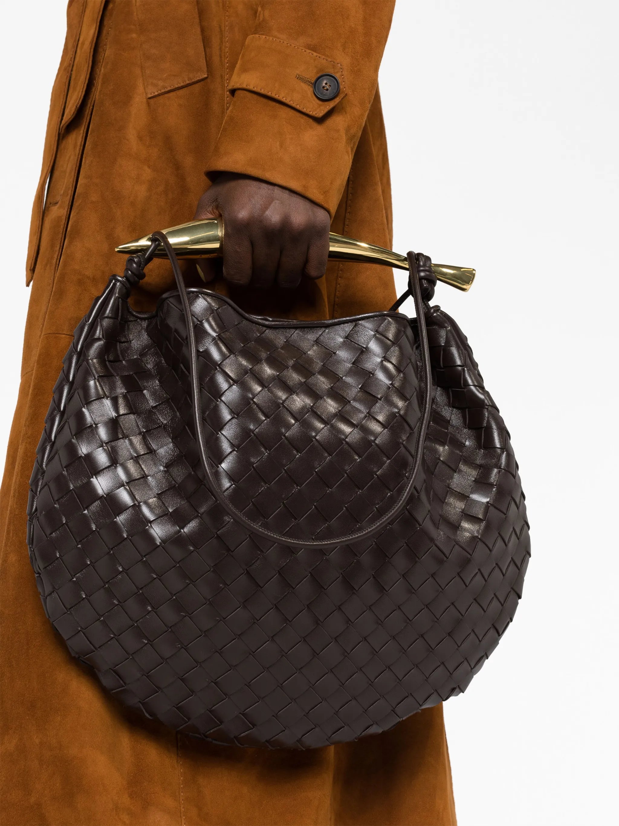 medium Sardine leather tote bag