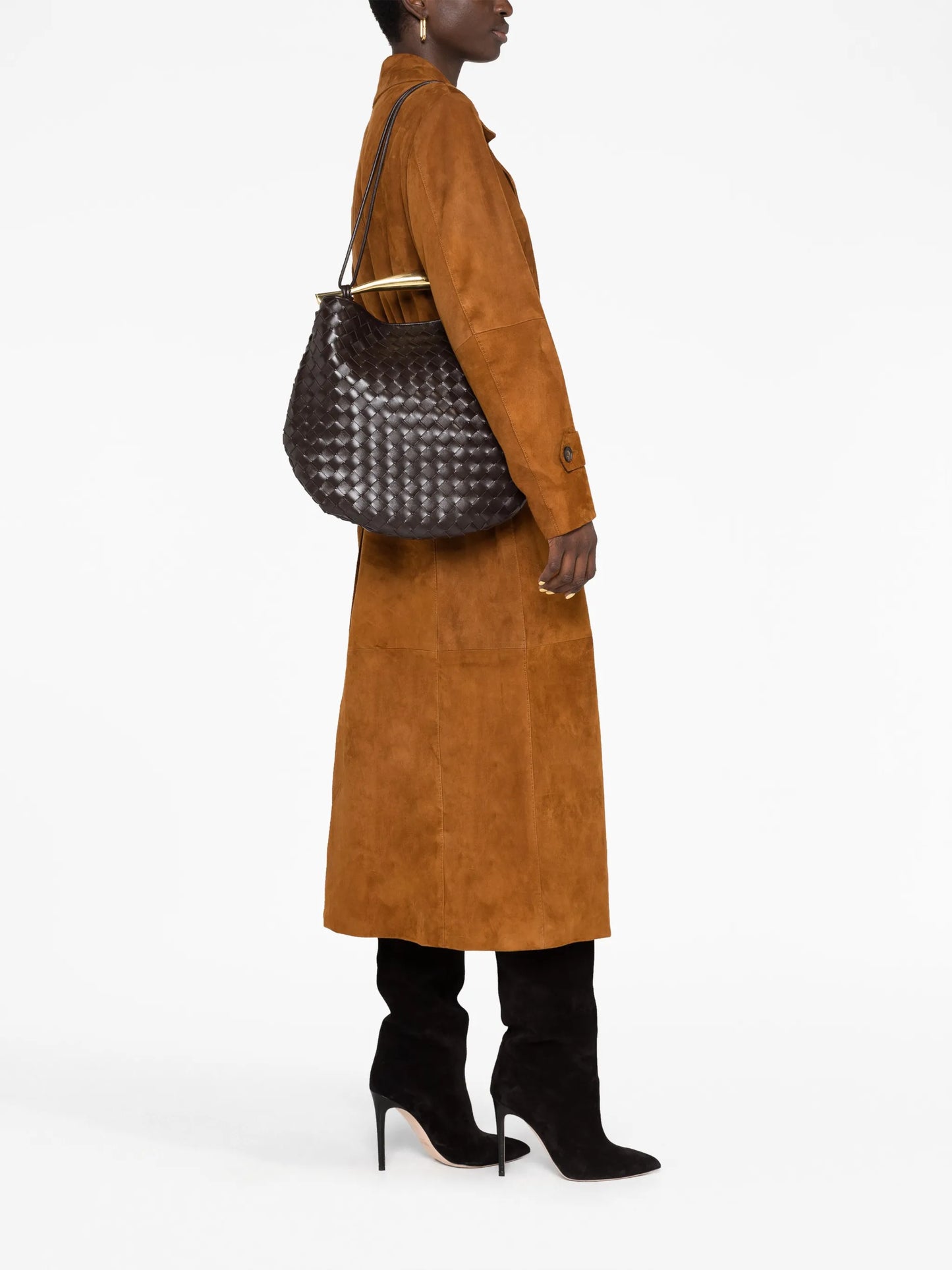 medium Sardine leather tote bag