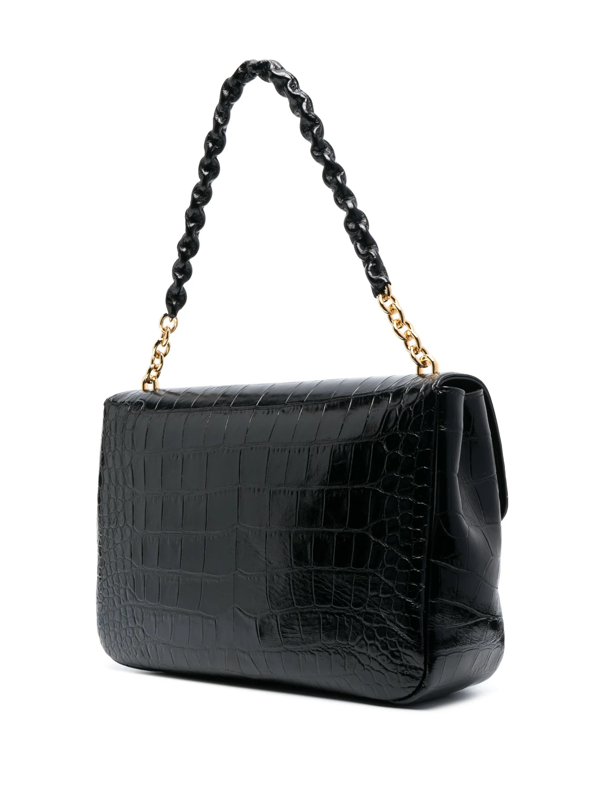 large Carine leather shoulder bag