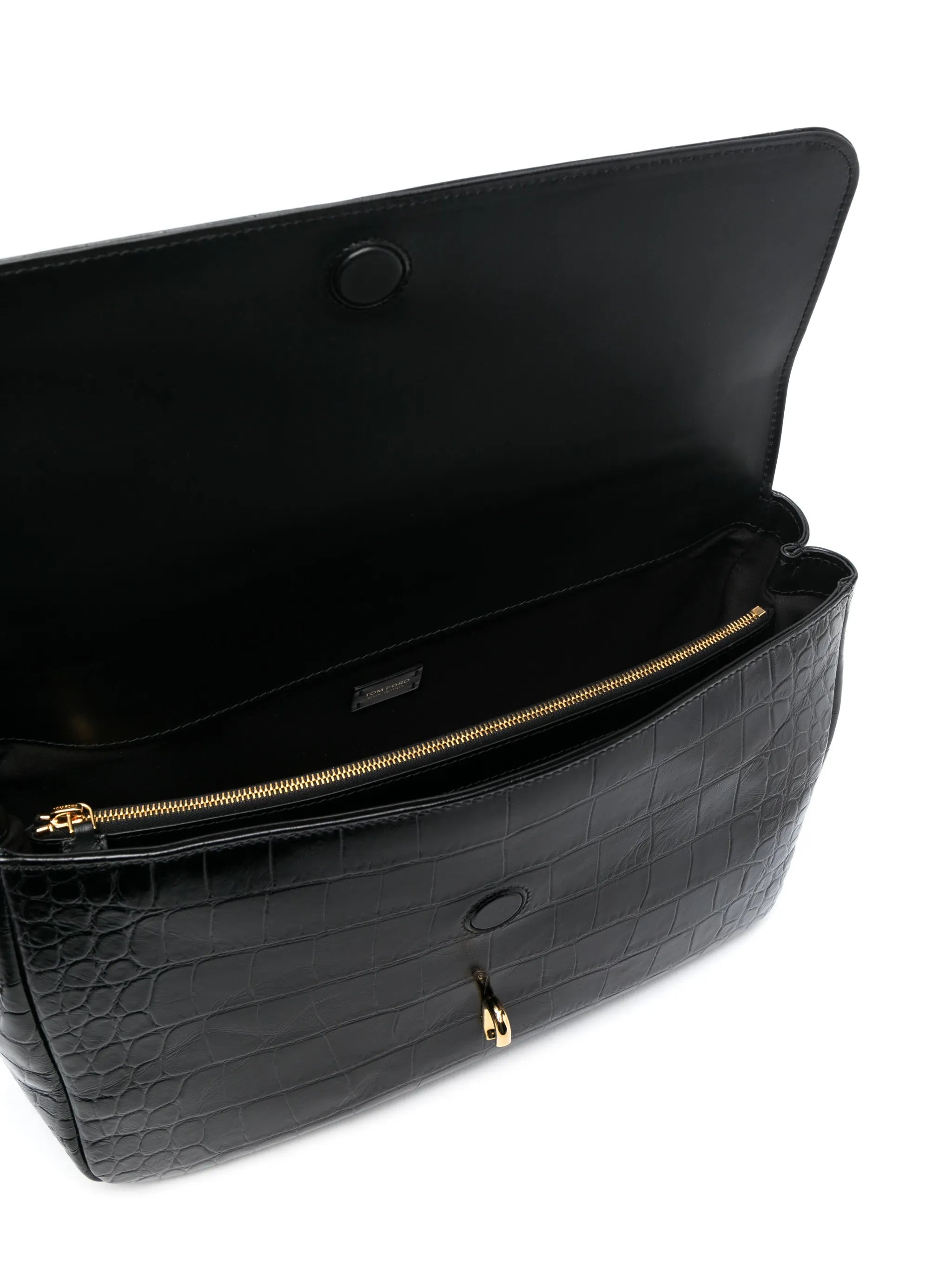 large Carine leather shoulder bag