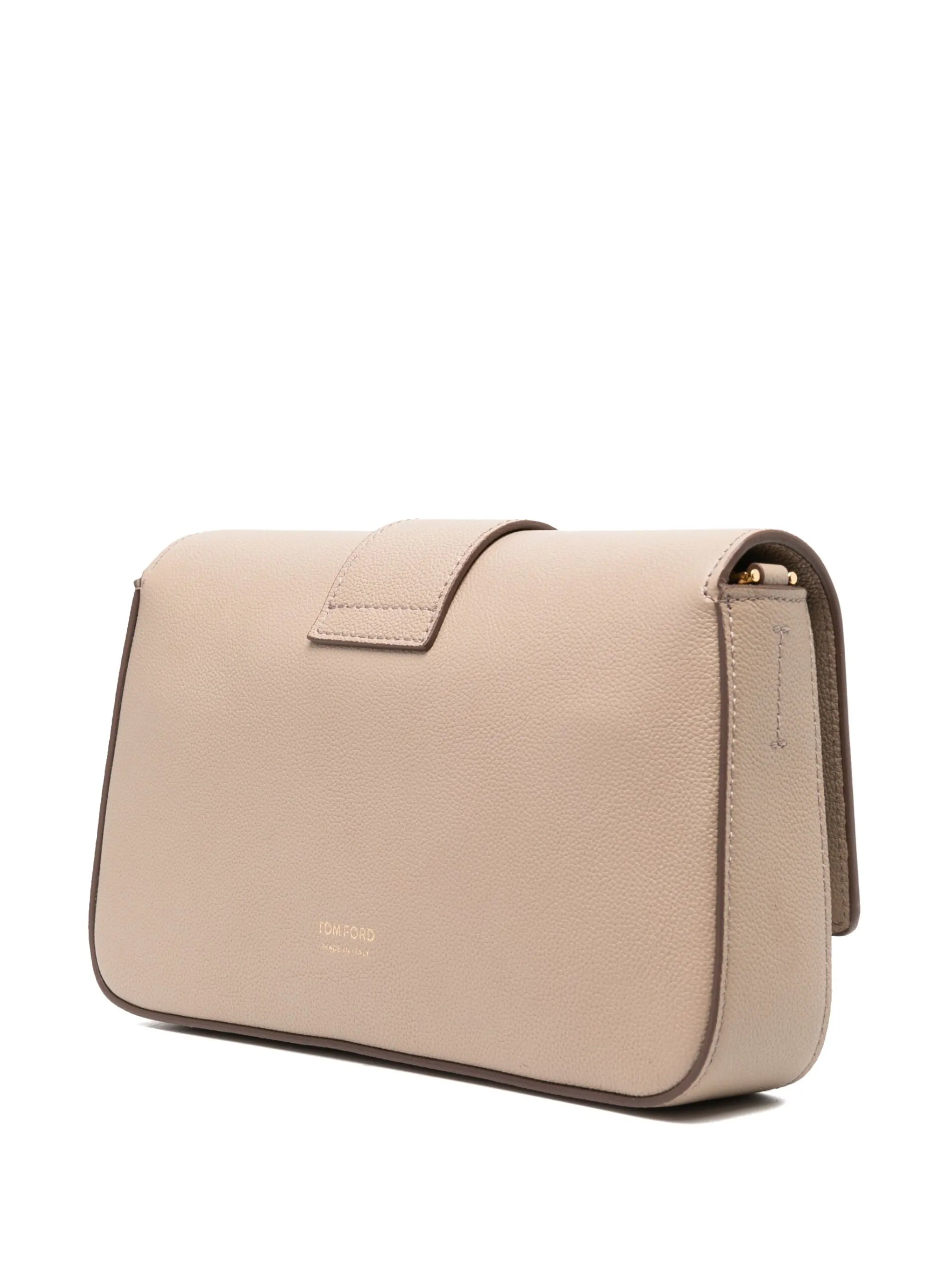 TF leather crossbody bag