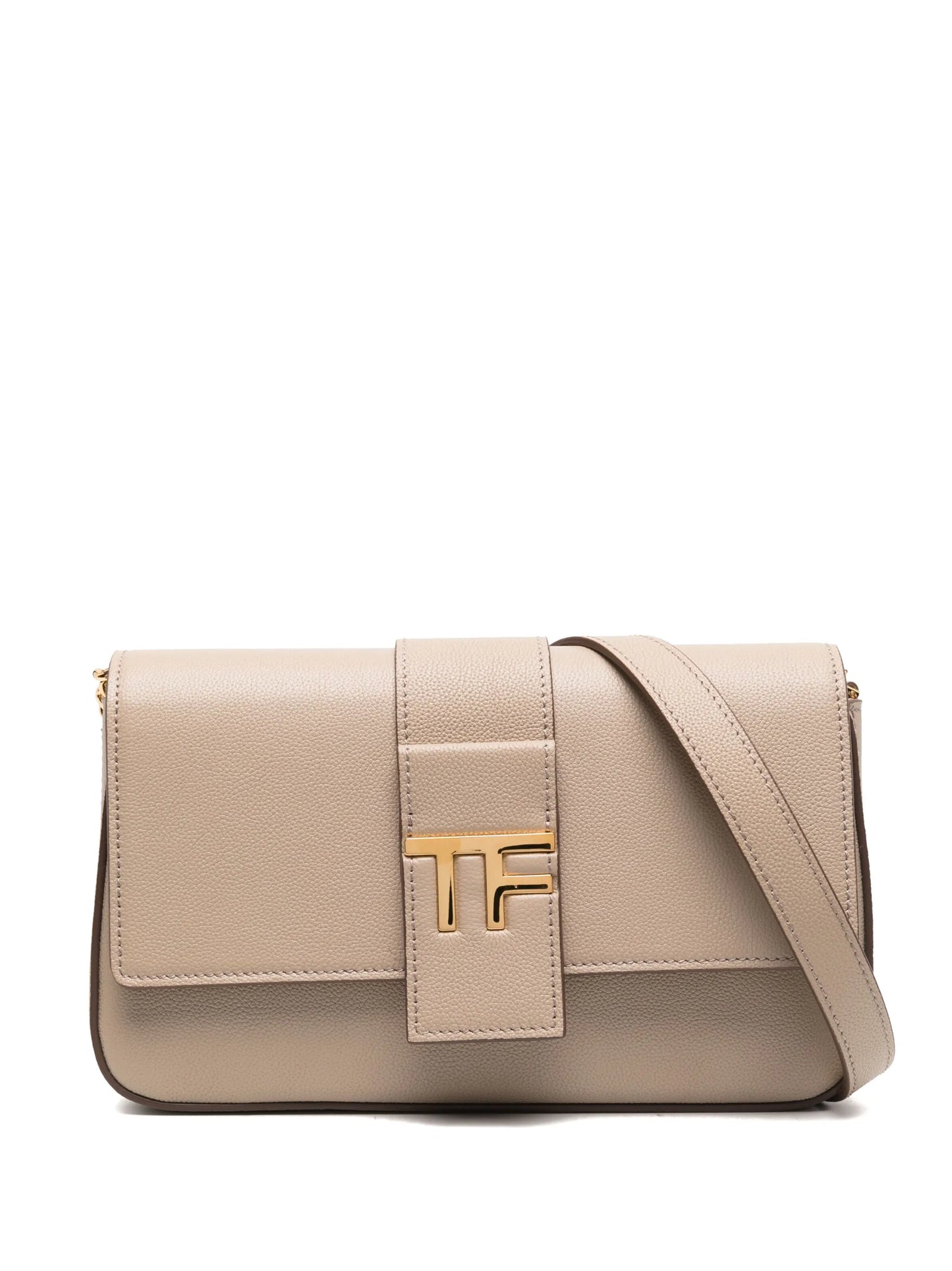 TF leather crossbody bag