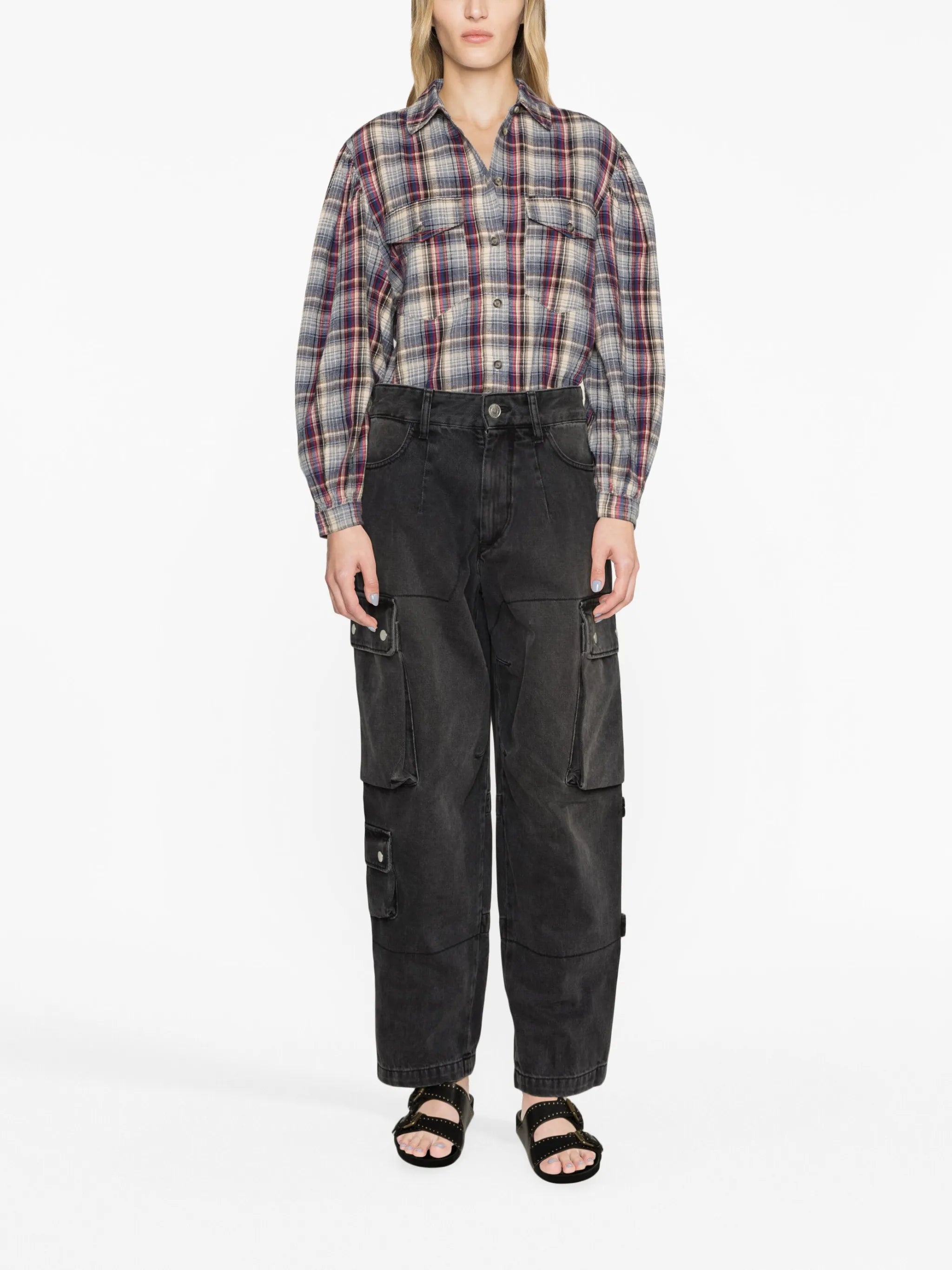 Lidzy puff-sleeve shirt