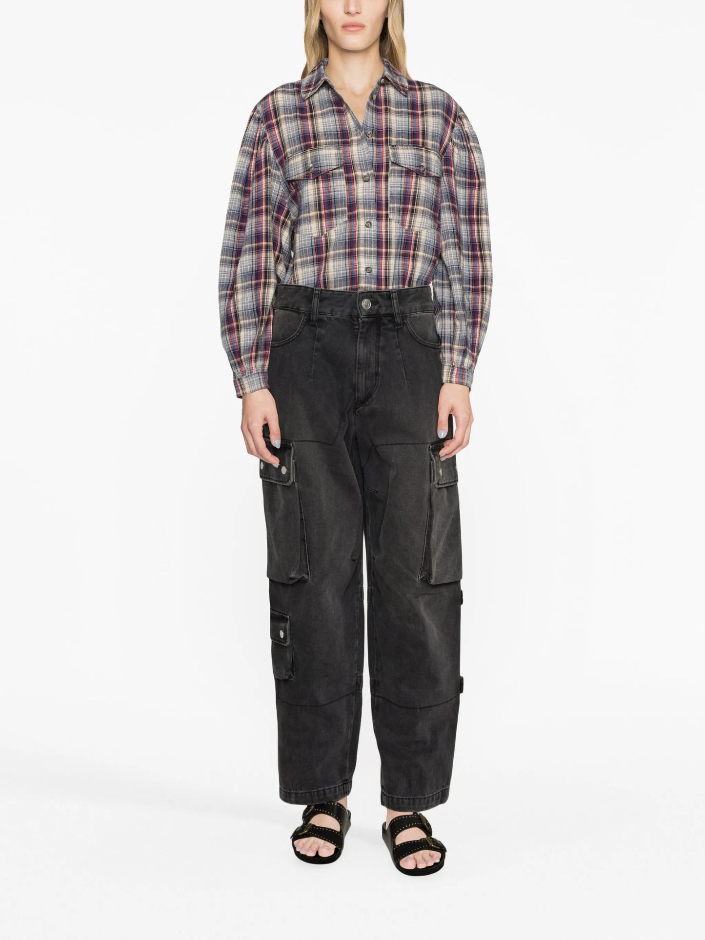 Lidzy puff-sleeve shirt
