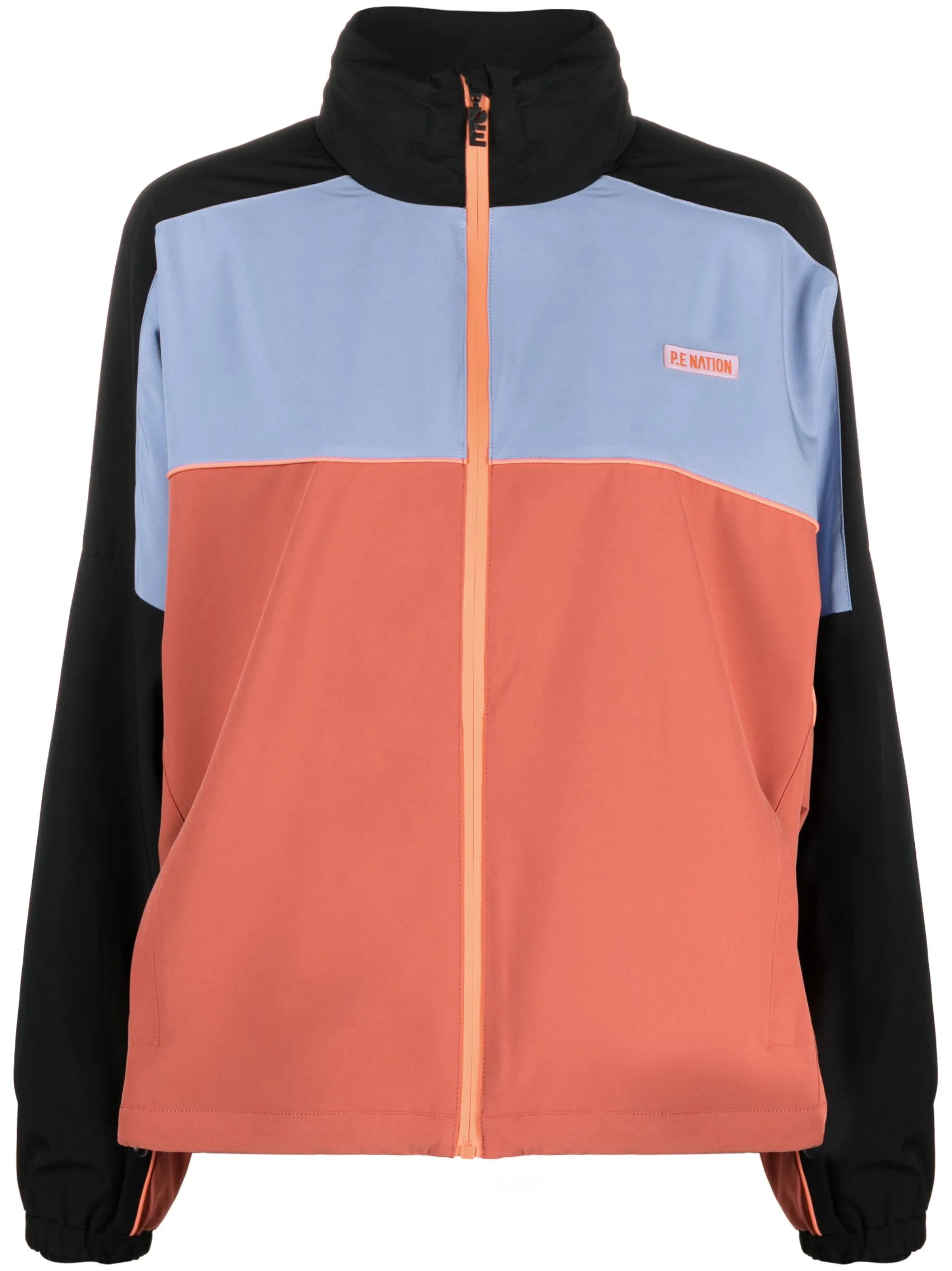 Pipeline colour-block track jacket