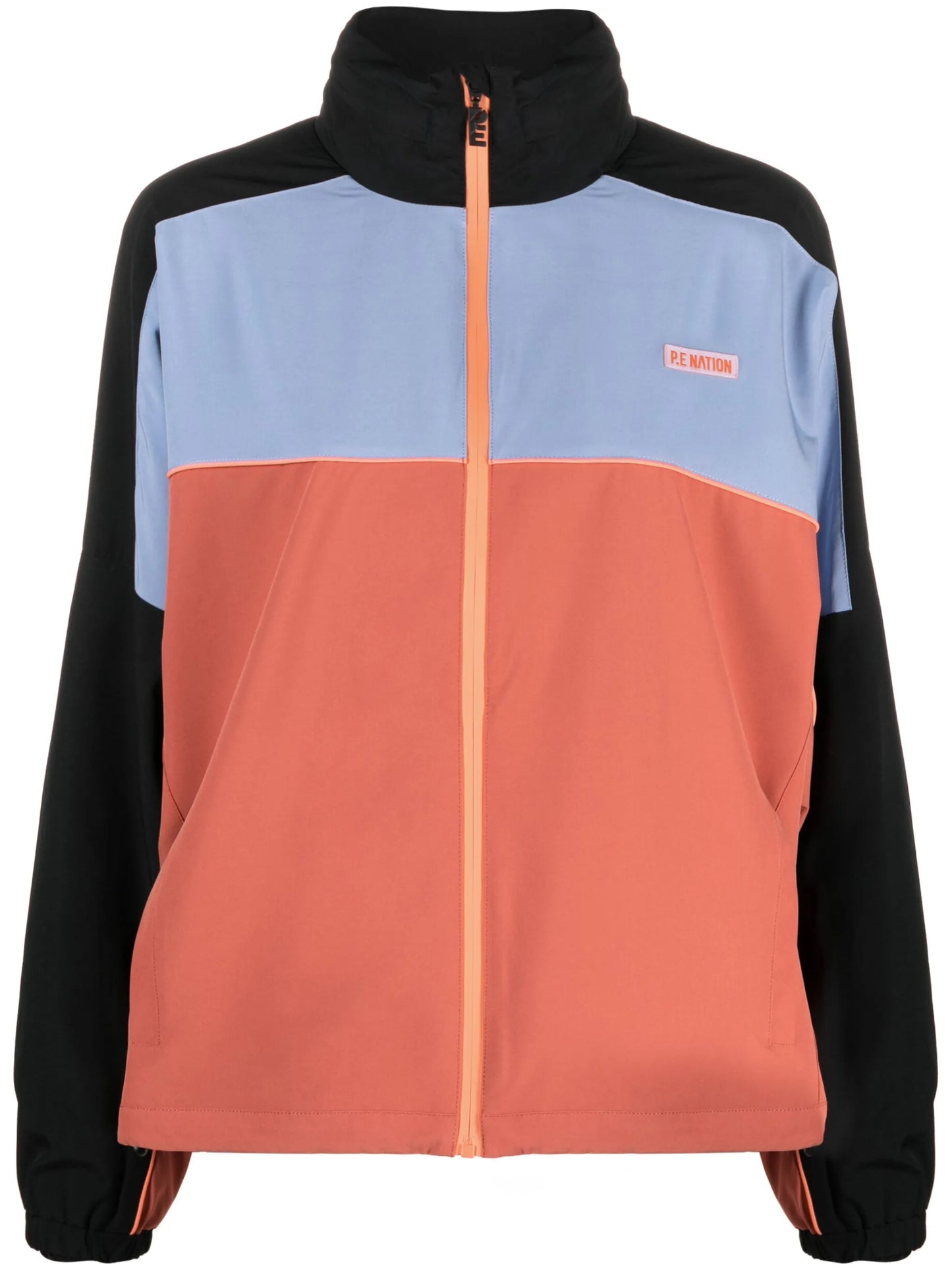 Pipeline colour-block track jacket