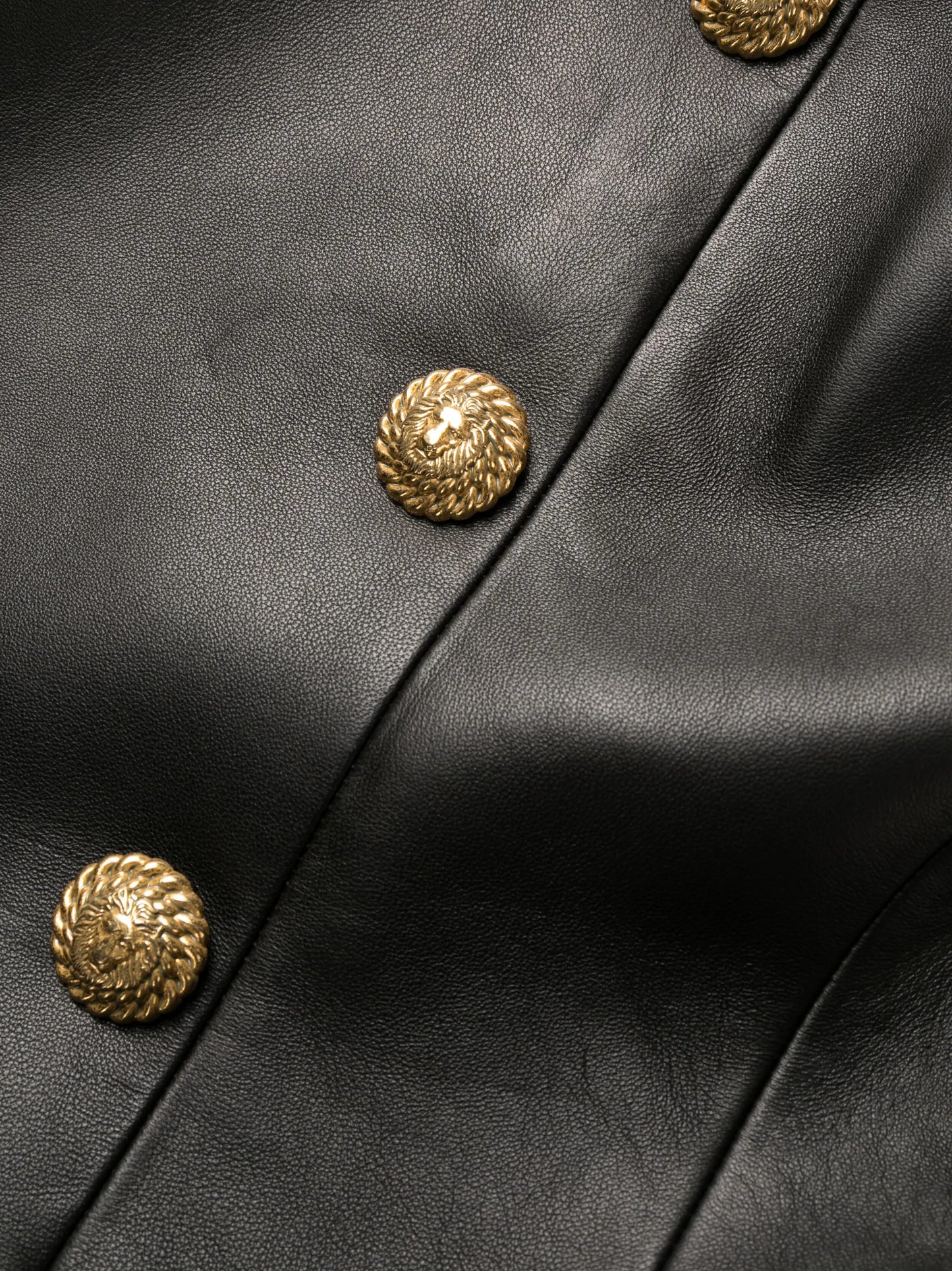 double-breasted button coat