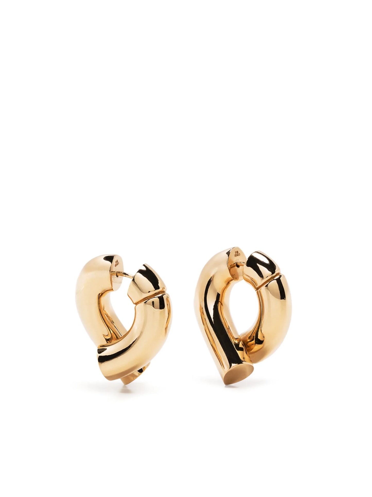 18kt yellow gold Oera large hoop earrings