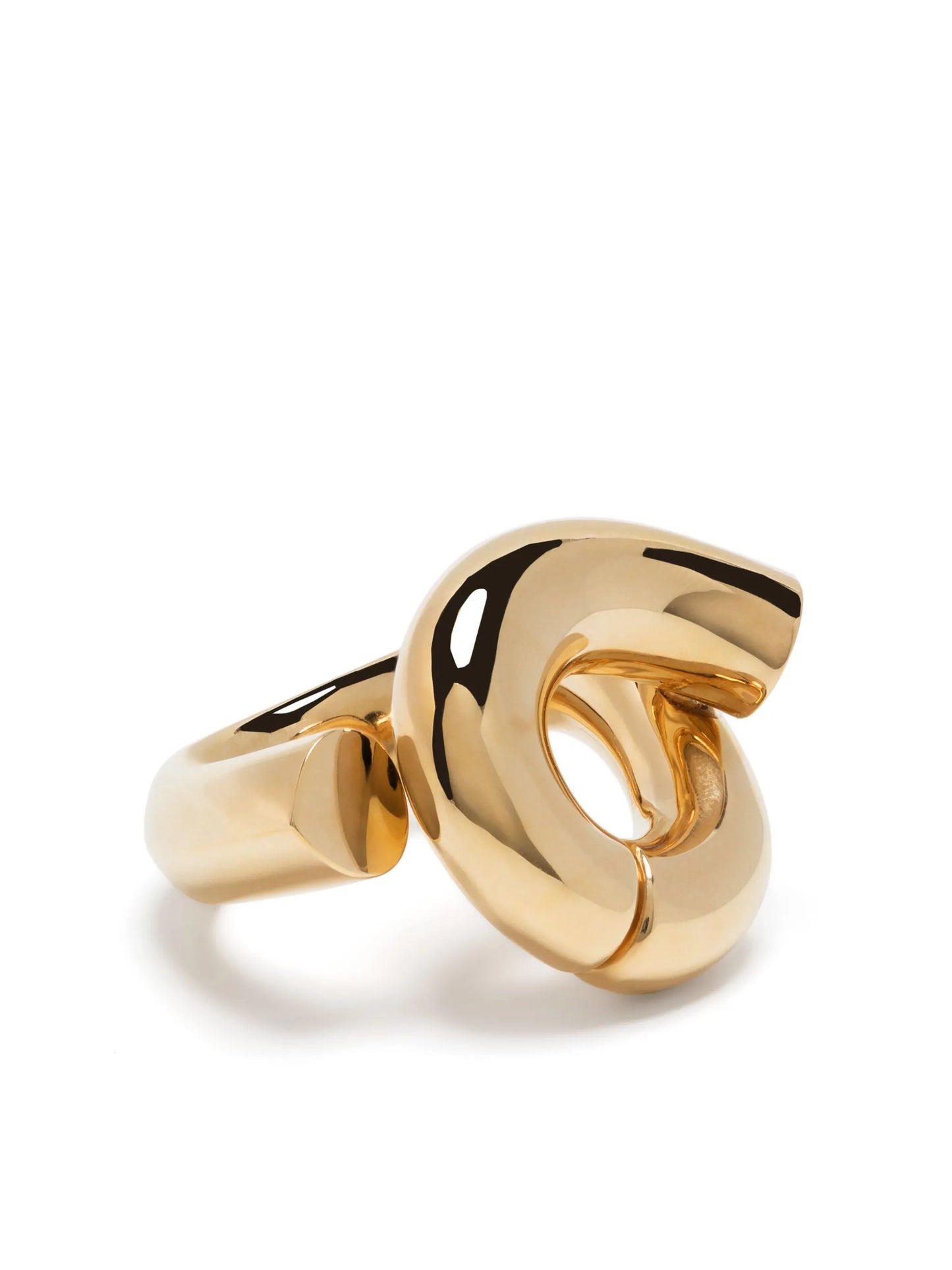 18kt yellow gold Loop Oera ring