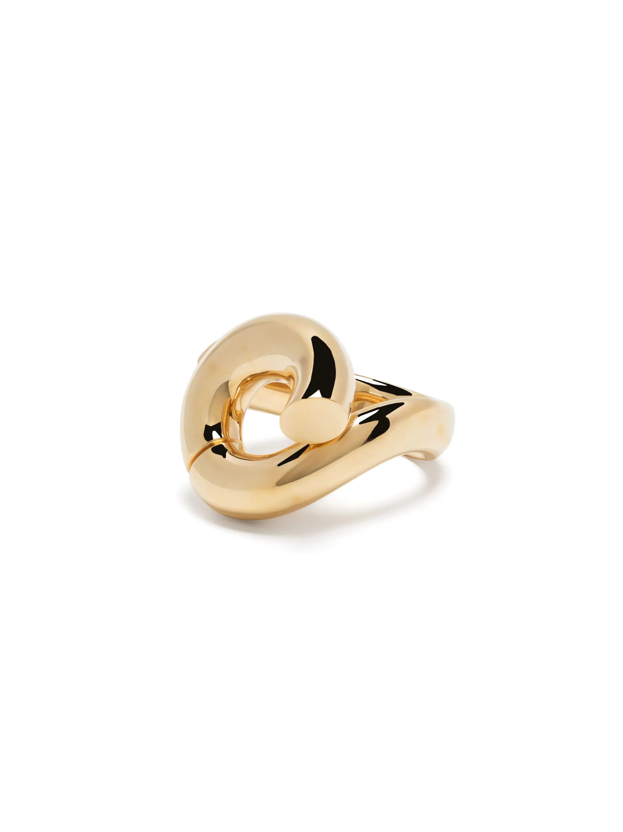 18kt yellow gold Loop Oera ring