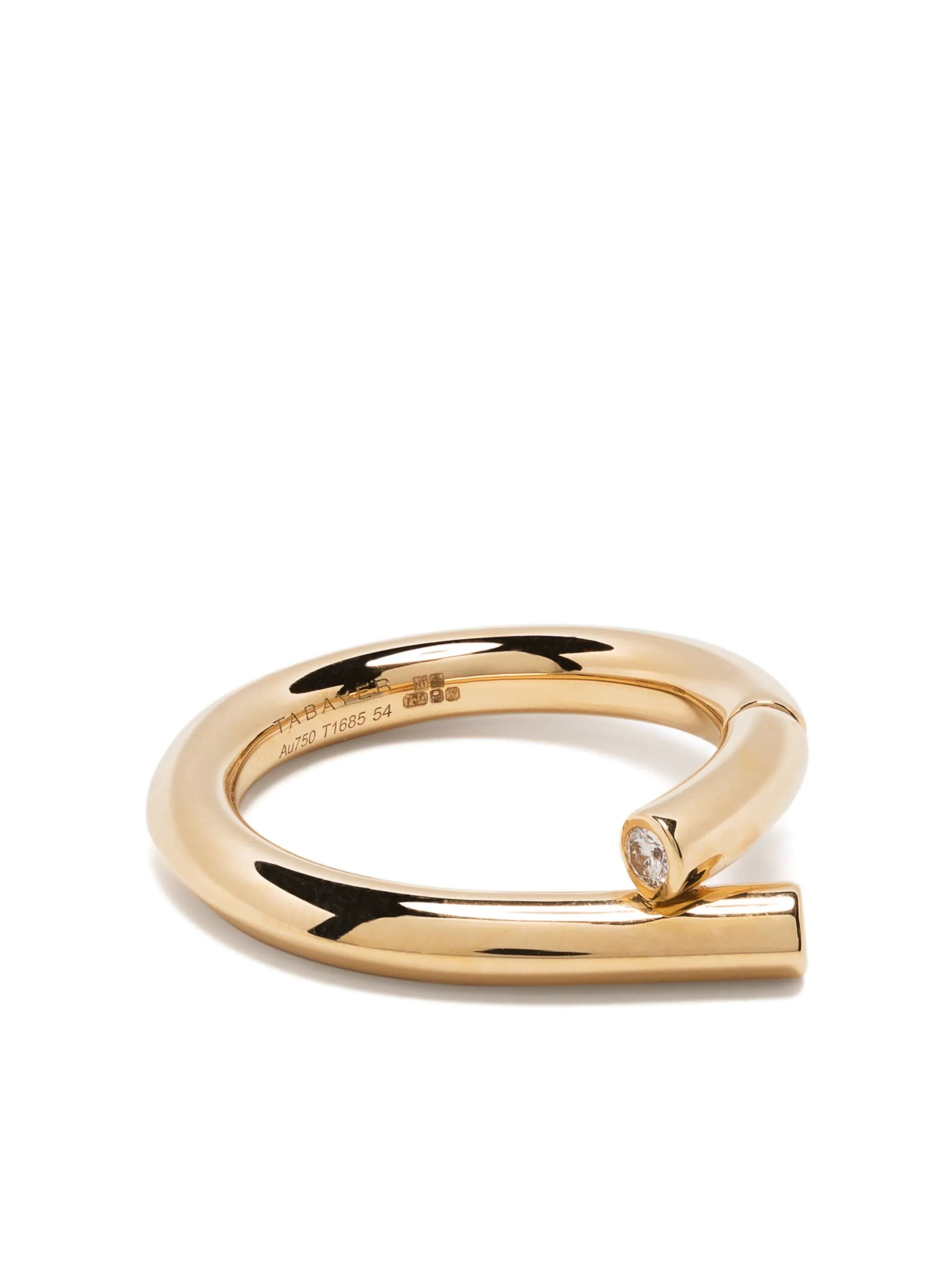18kt yellow gold Oera diamond ring