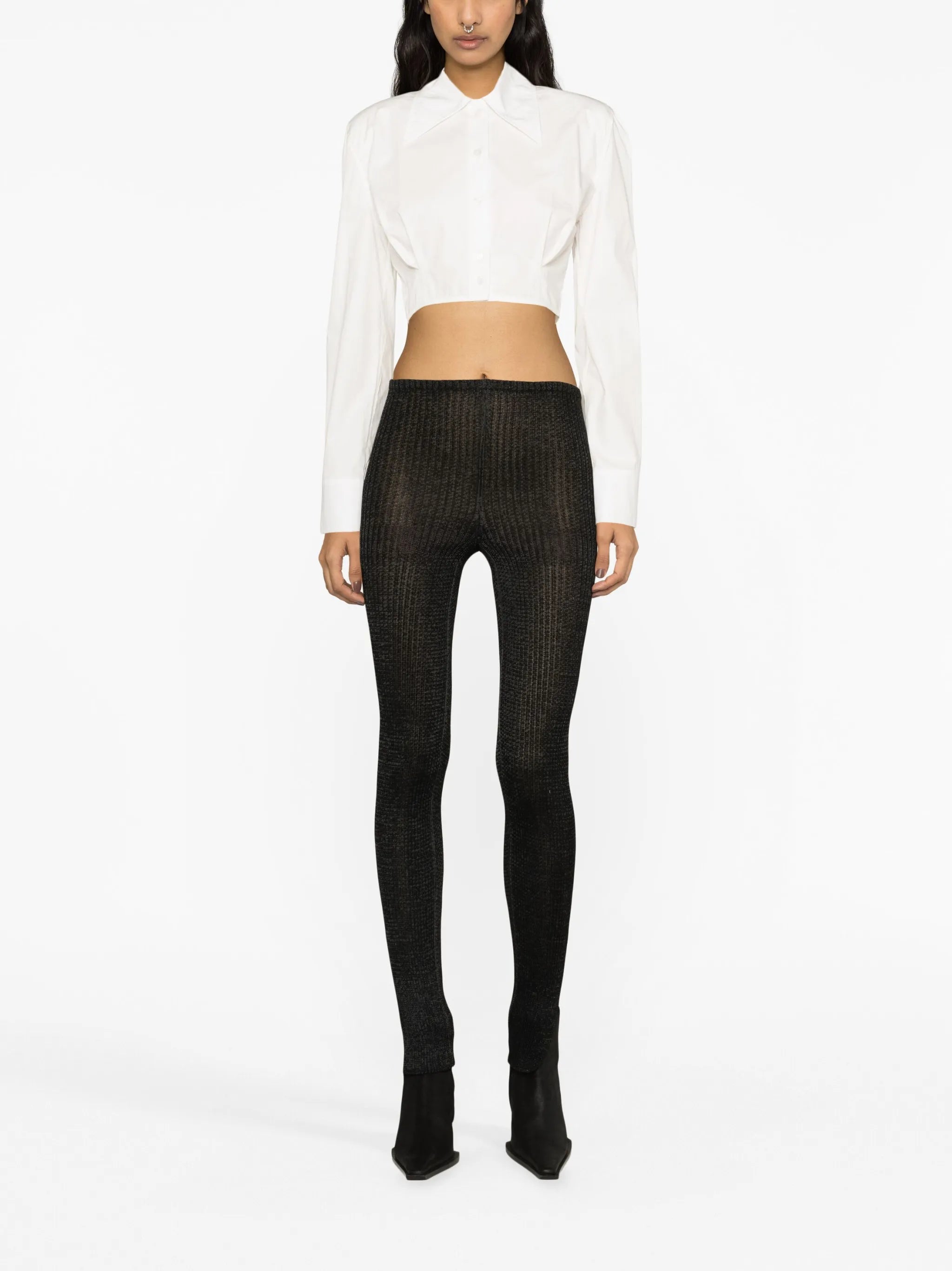 Emma slit-ankle trousers