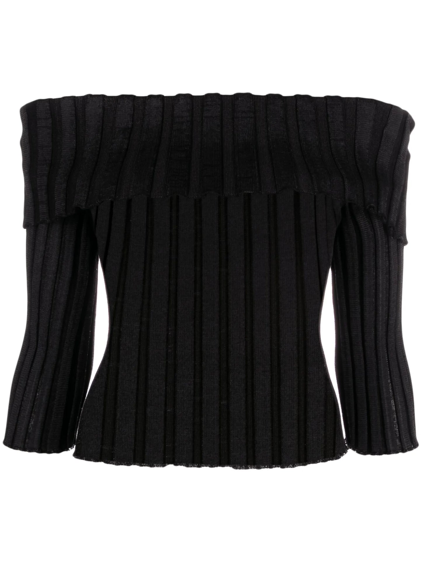 Katrine off-shoulder long-sleeve top