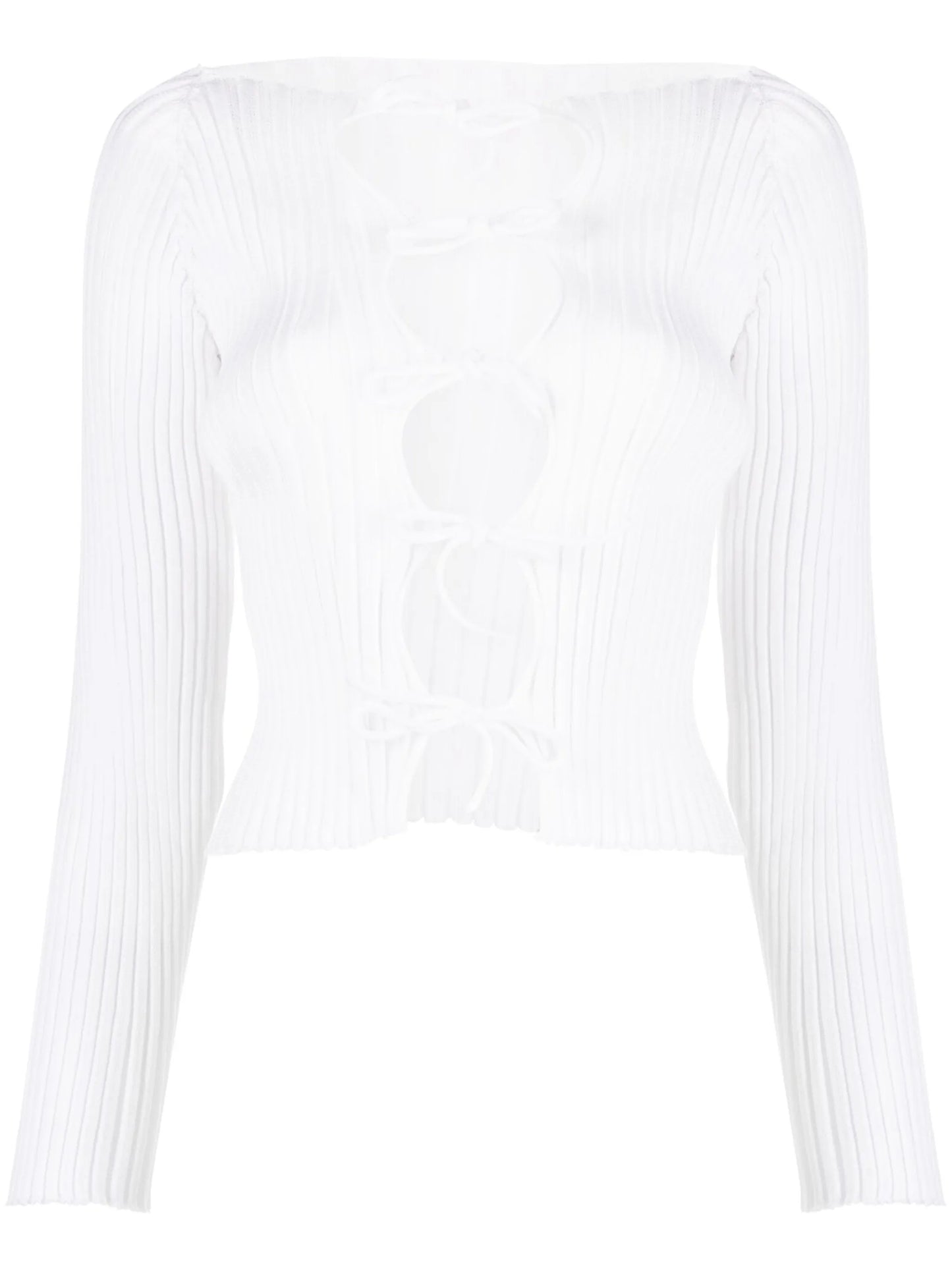 Emma ribbed-knit cardigan