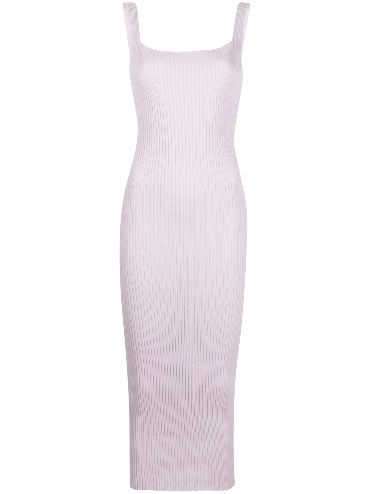 Emma ribbed-knit midi dress