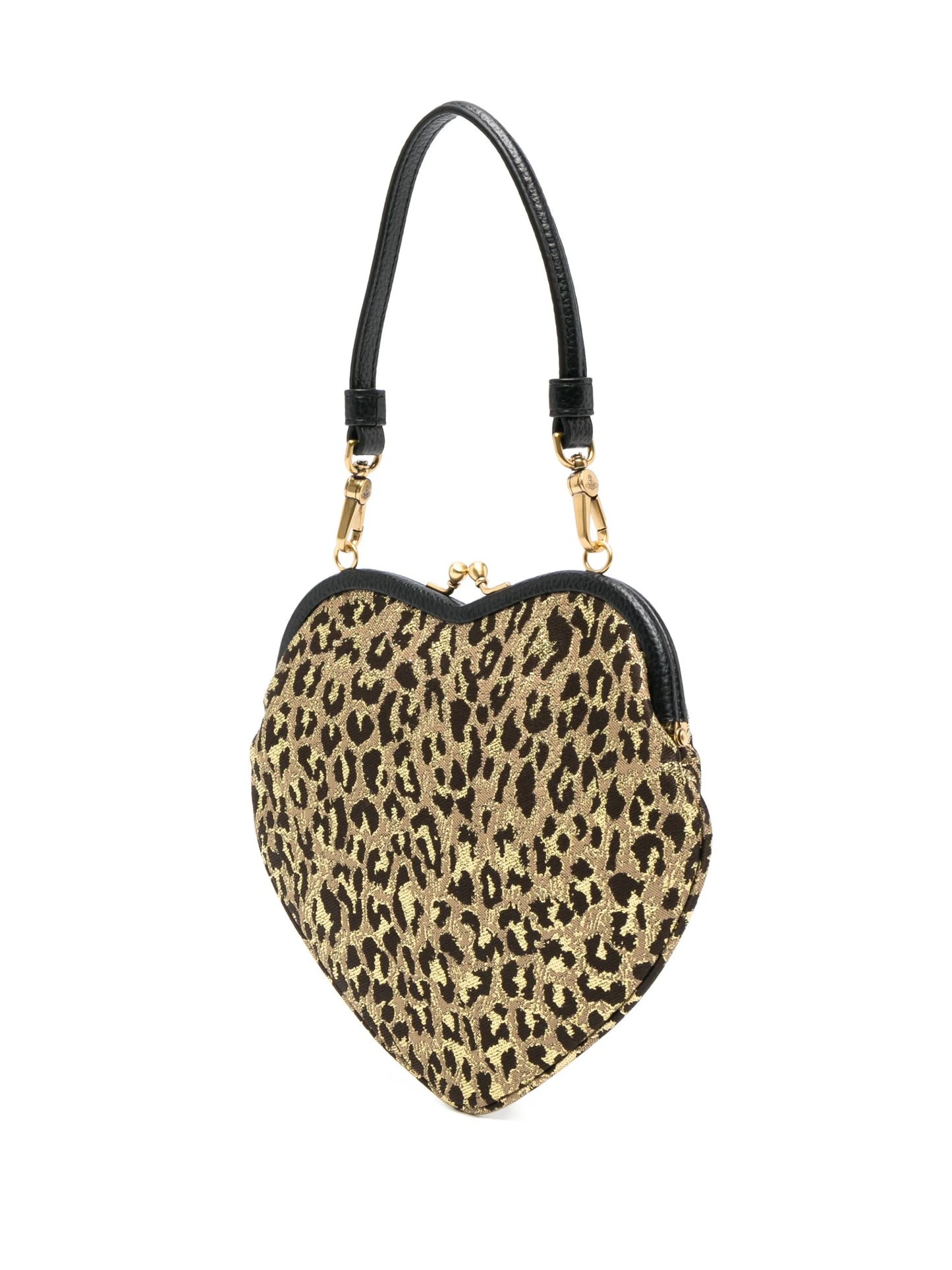 Belle leopard-print clutch bag