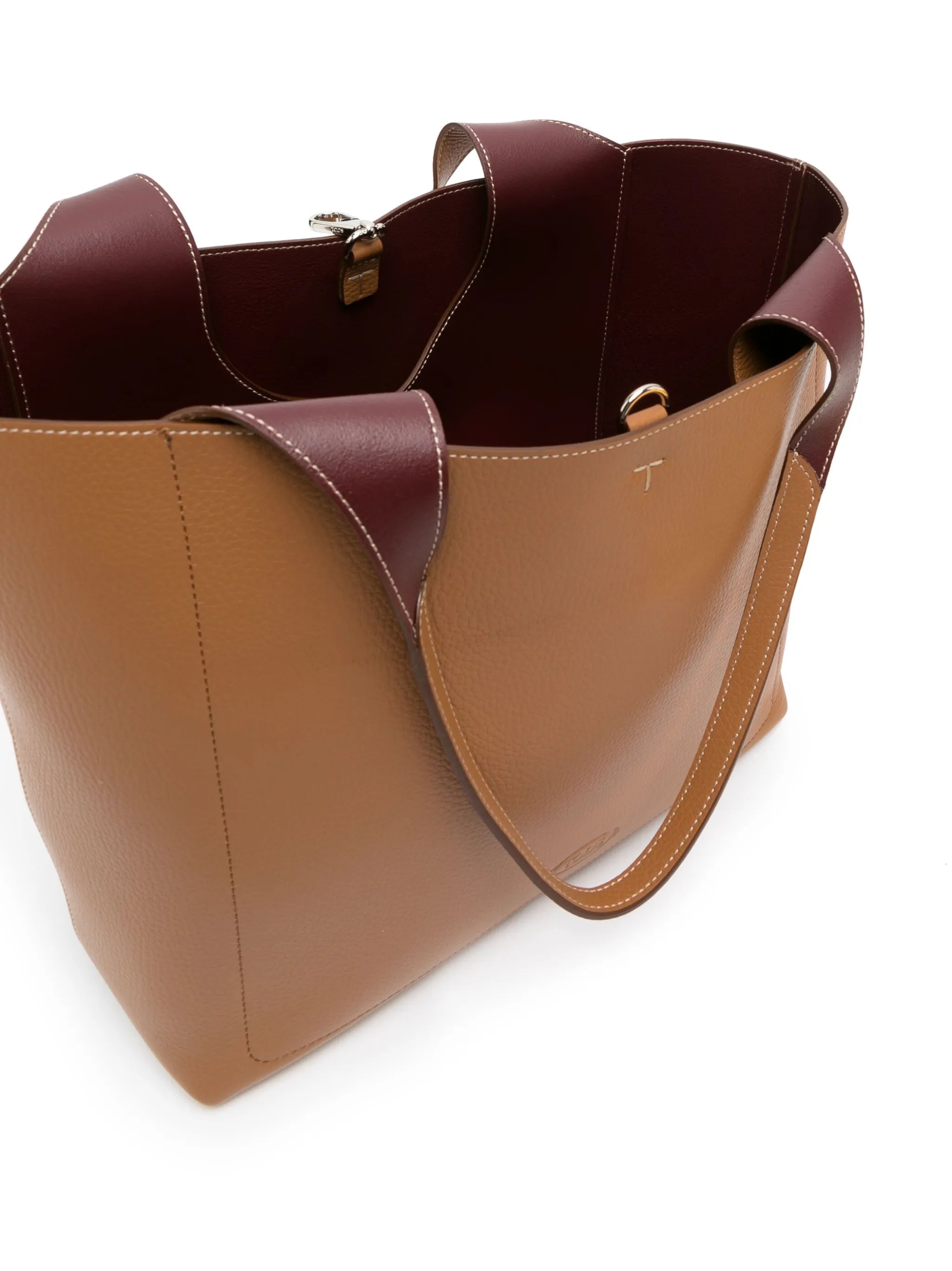 medium leather tote bag