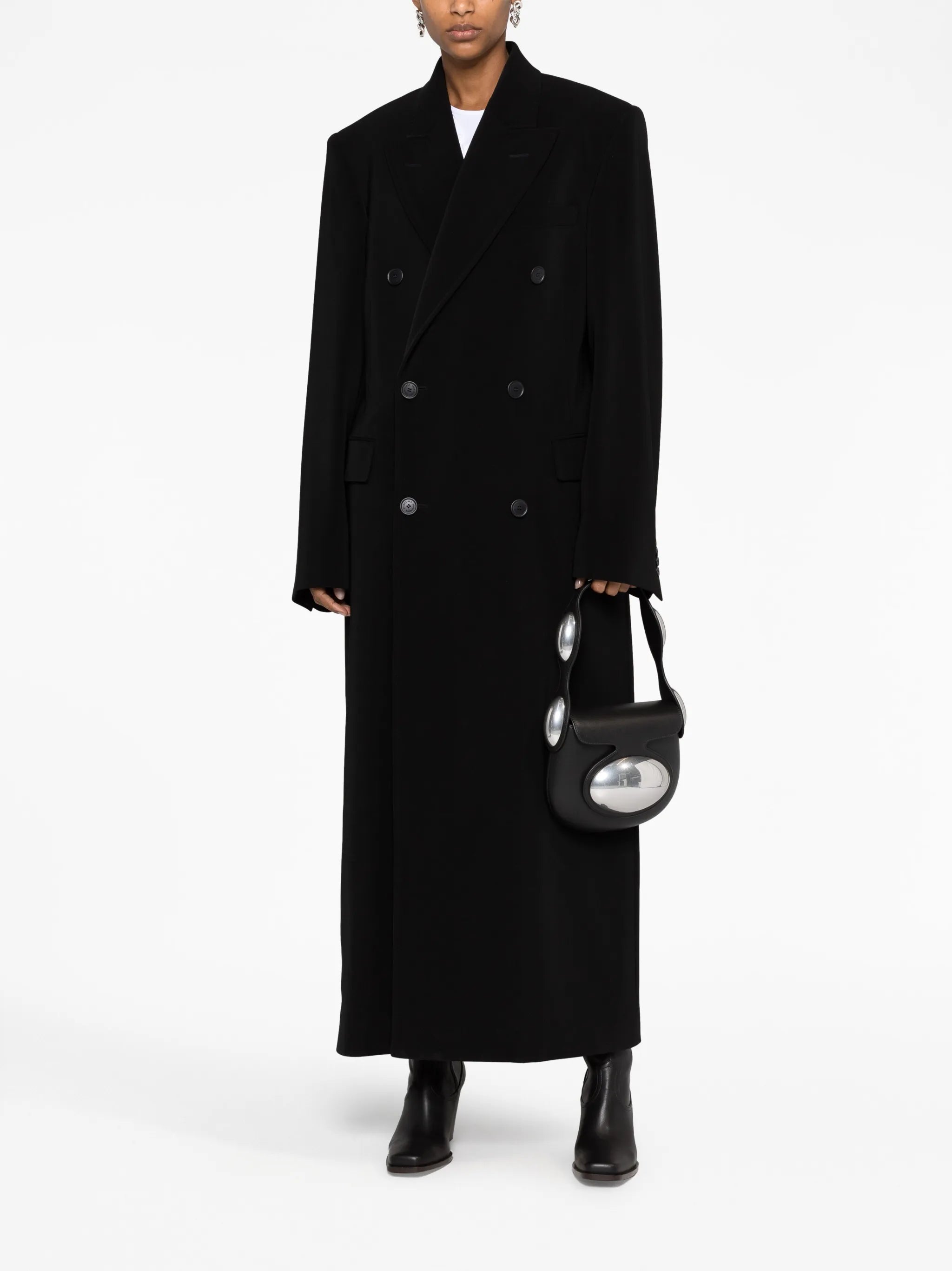 small Dome leather shoulder bag