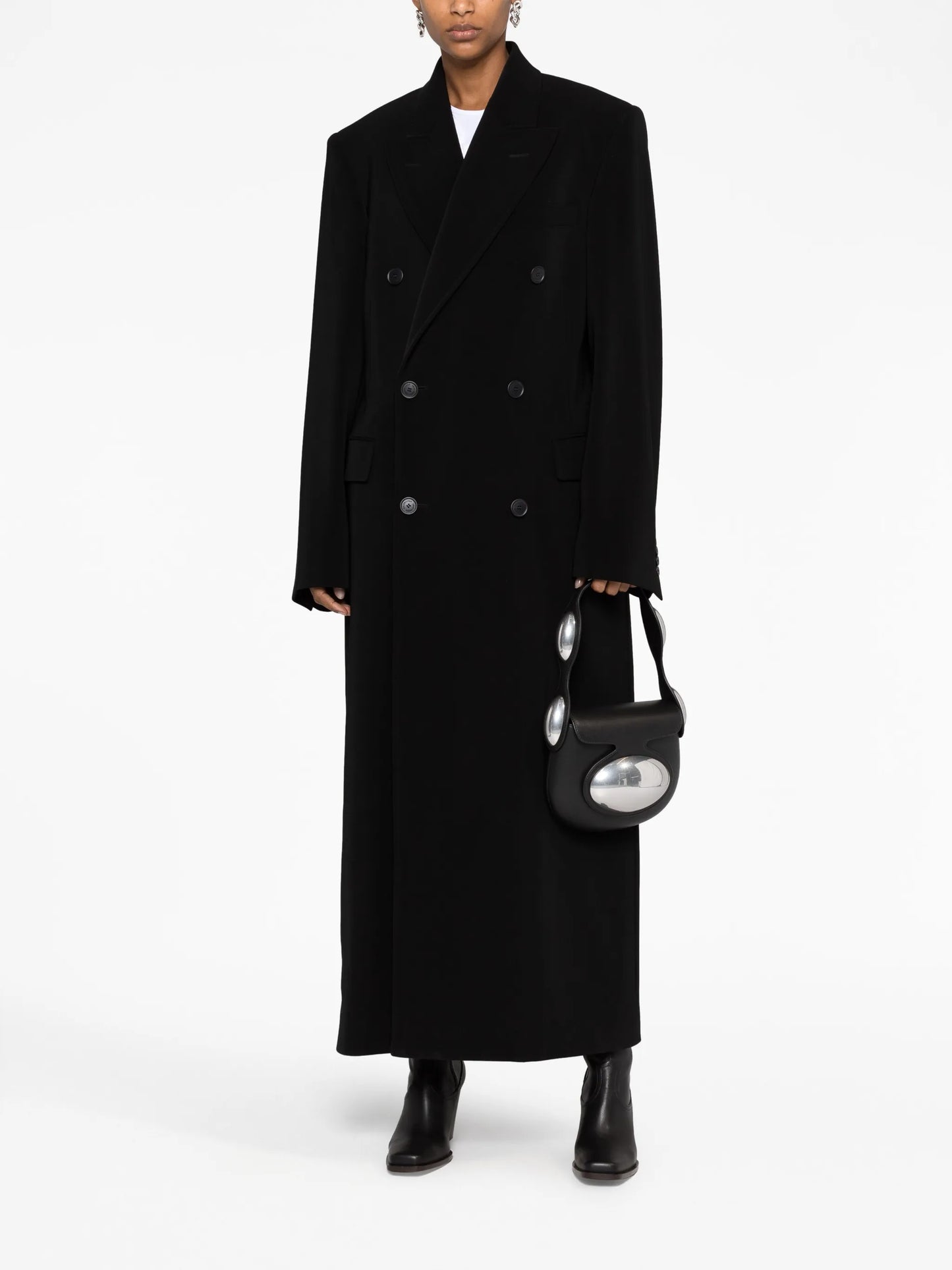 small Dome leather shoulder bag
