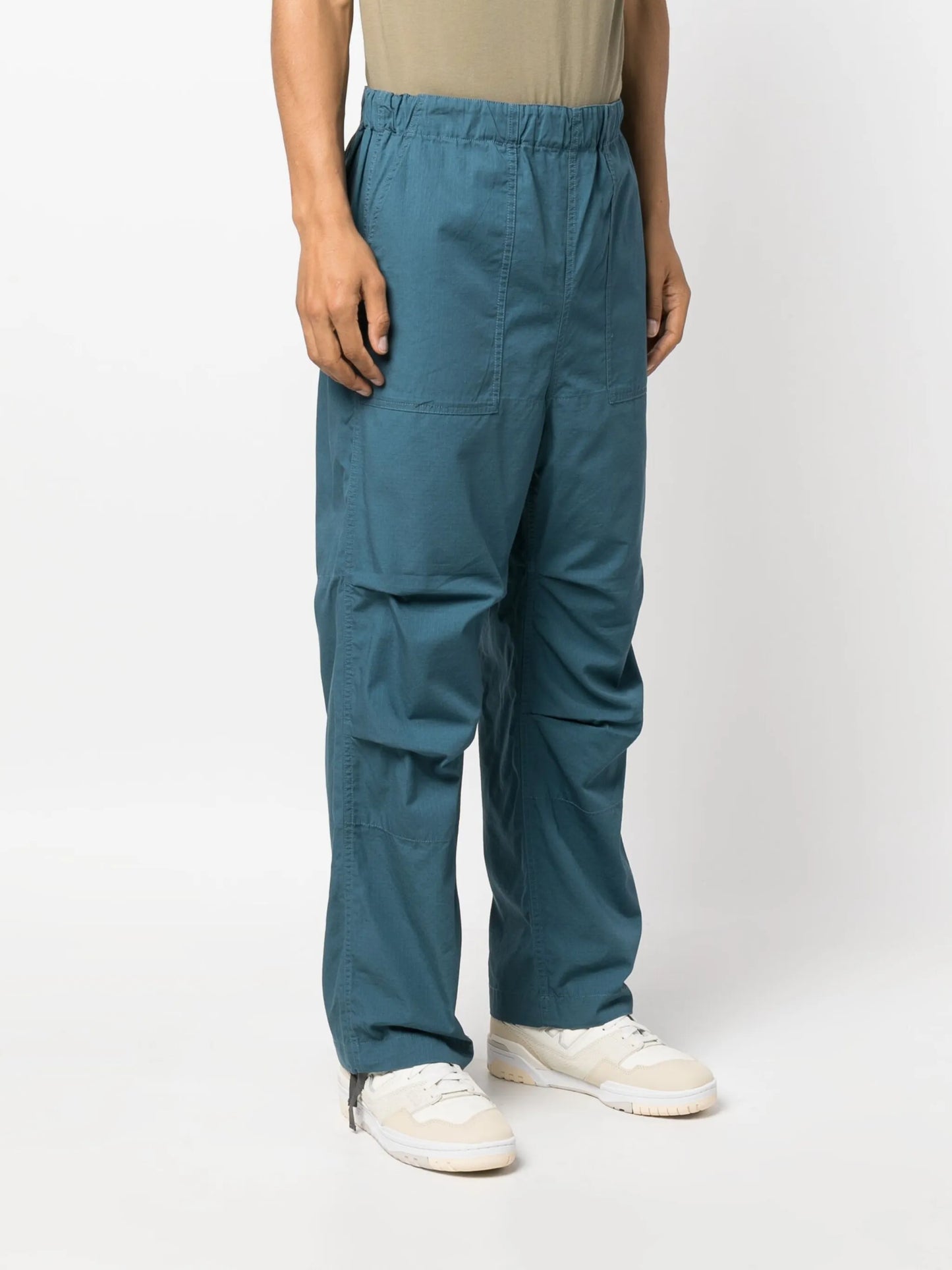 Tabiki elasticated-waistband trousers