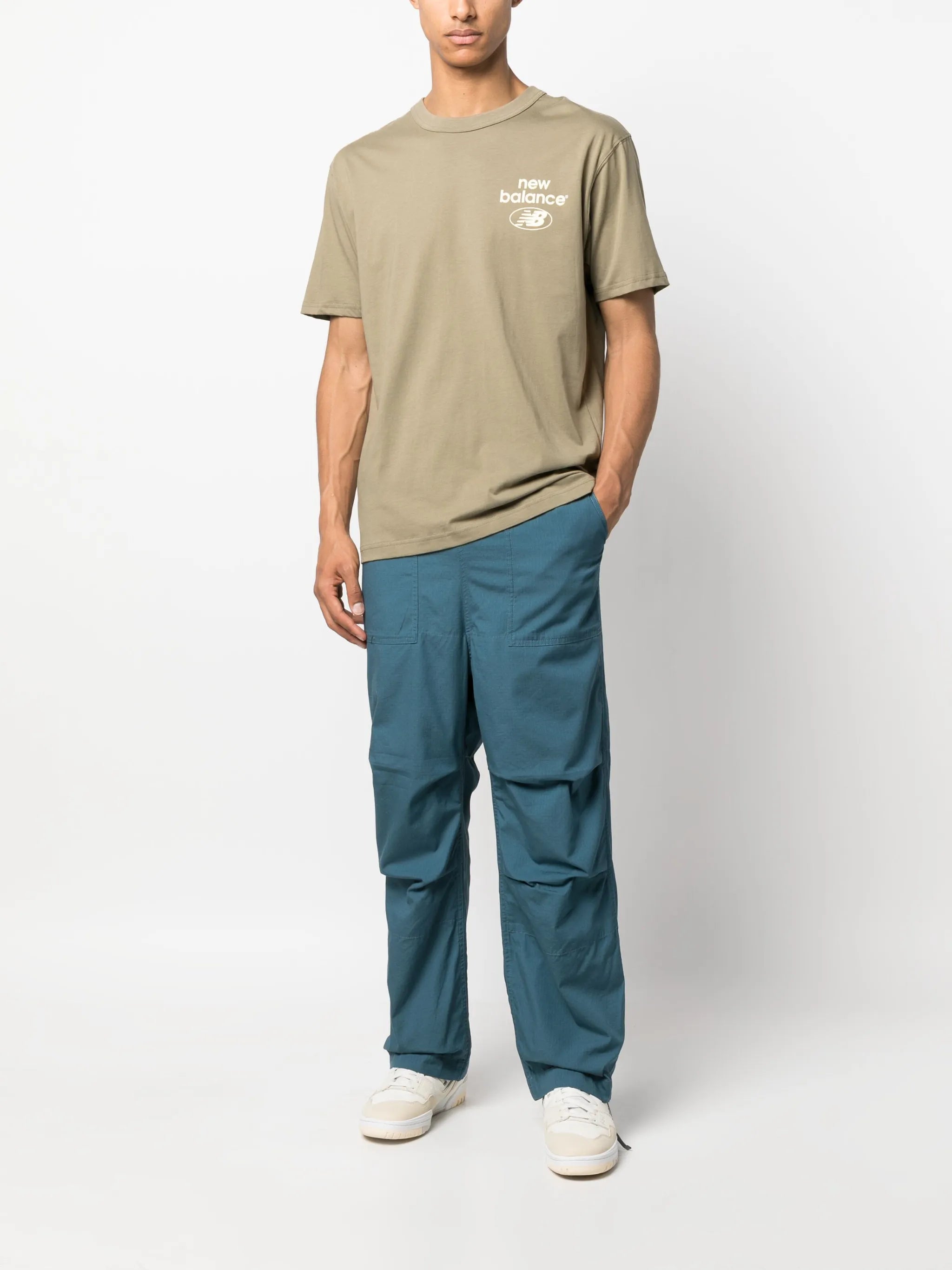 Tabiki elasticated-waistband trousers