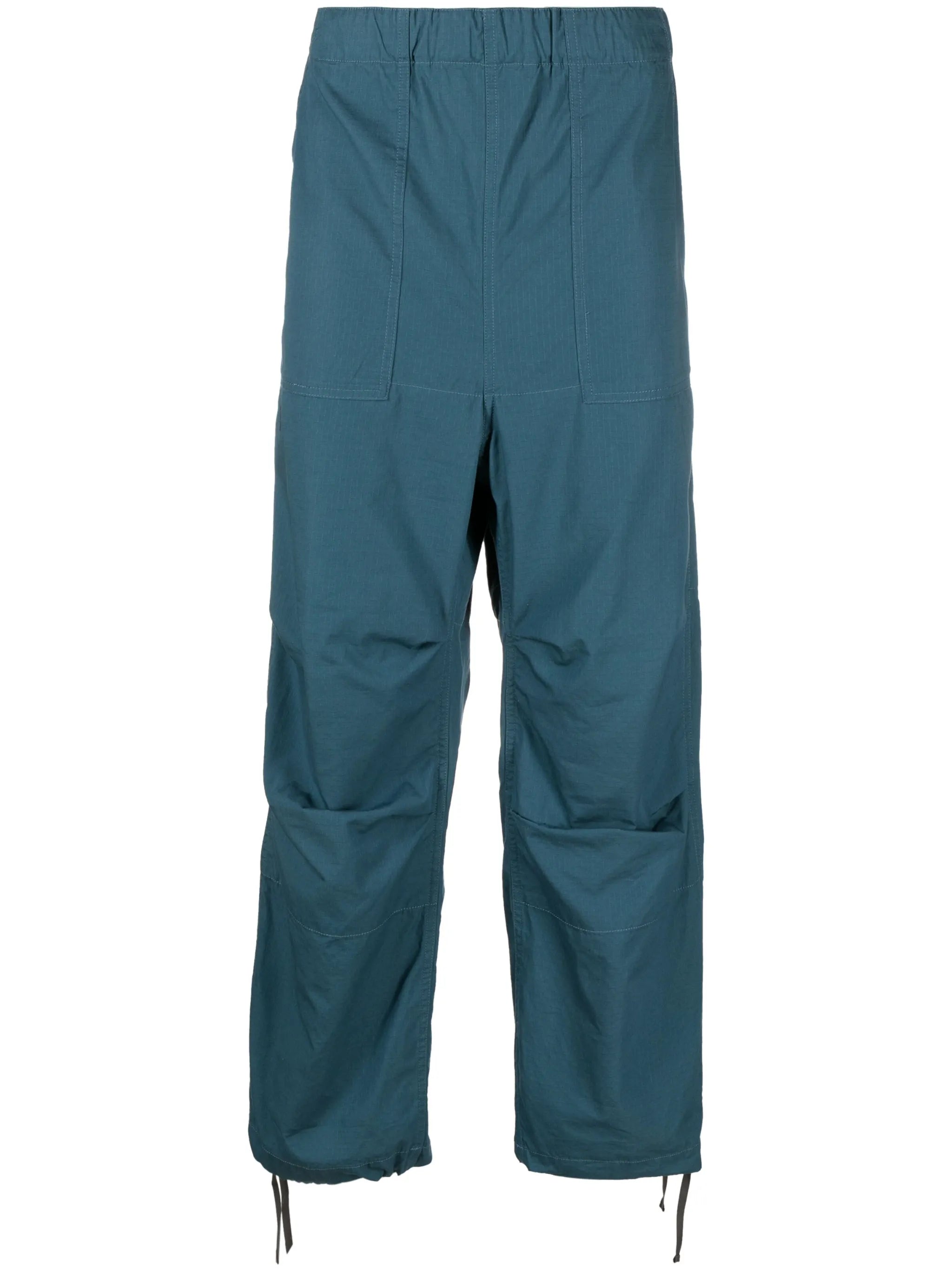 Tabiki elasticated-waistband trousers