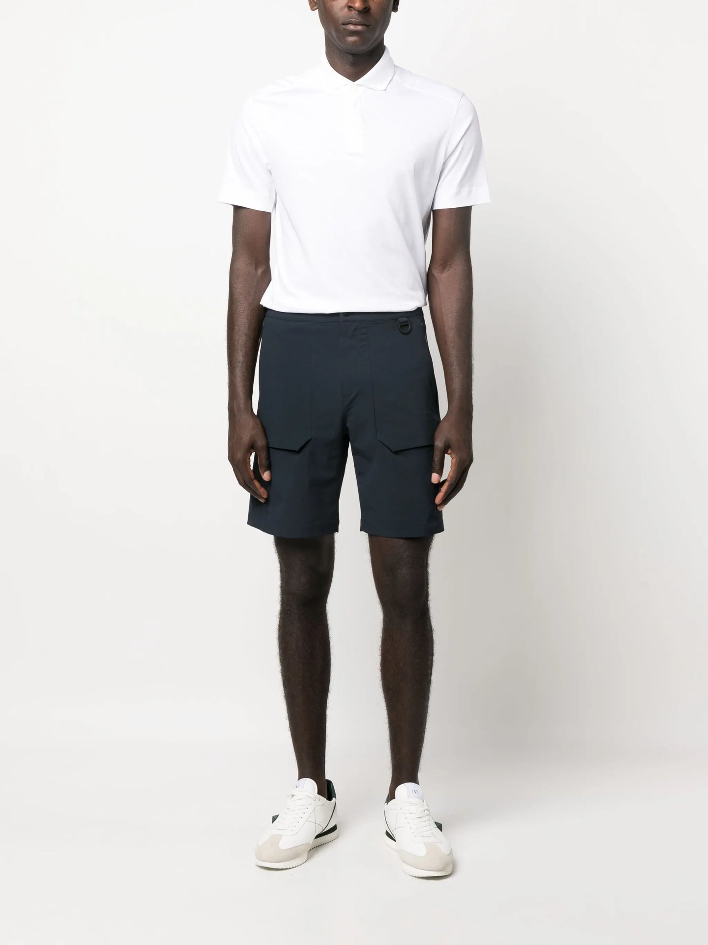 above-knee bermuda shorts