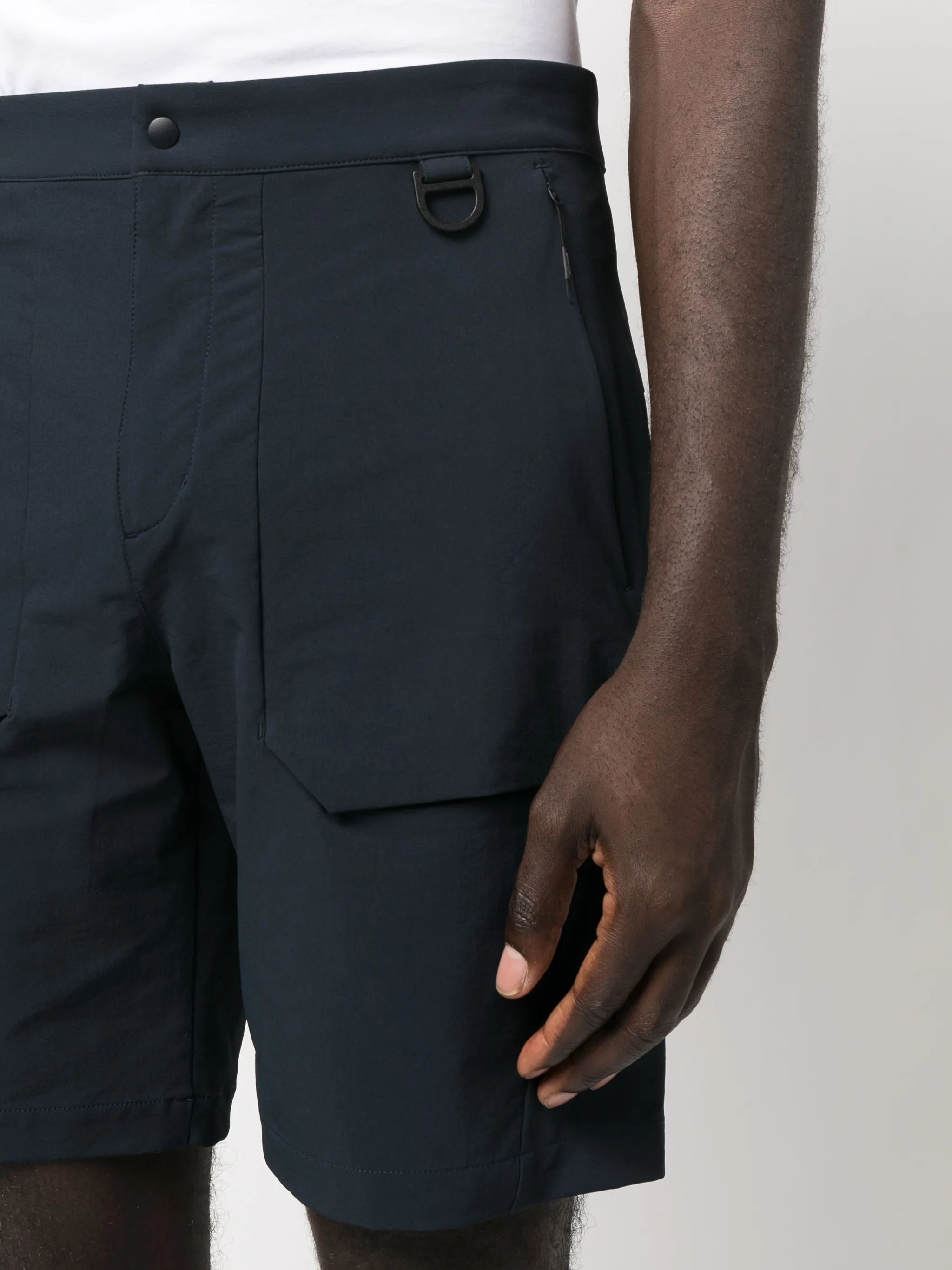 above-knee bermuda shorts