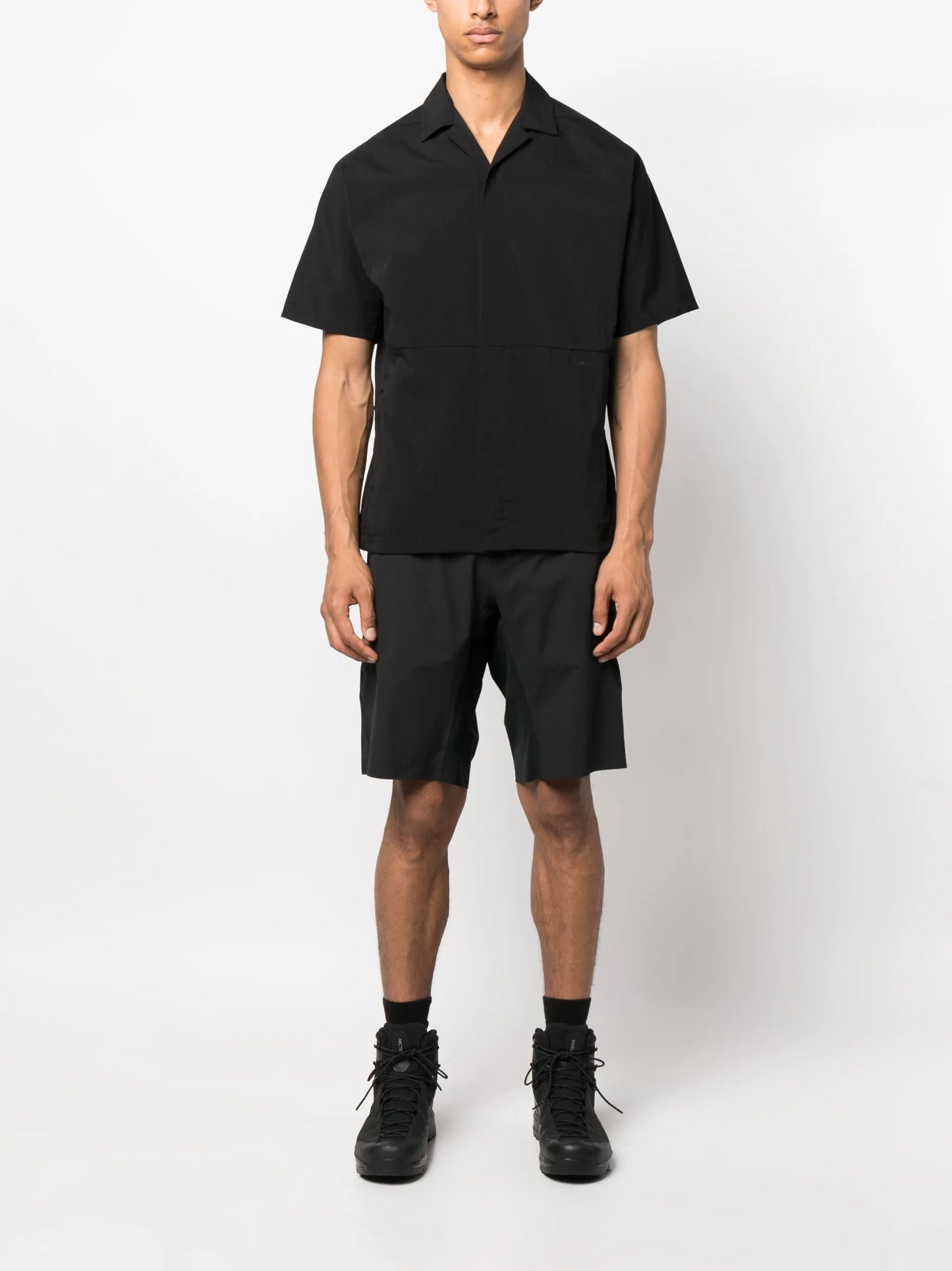 quick-dry camp-collar shirt