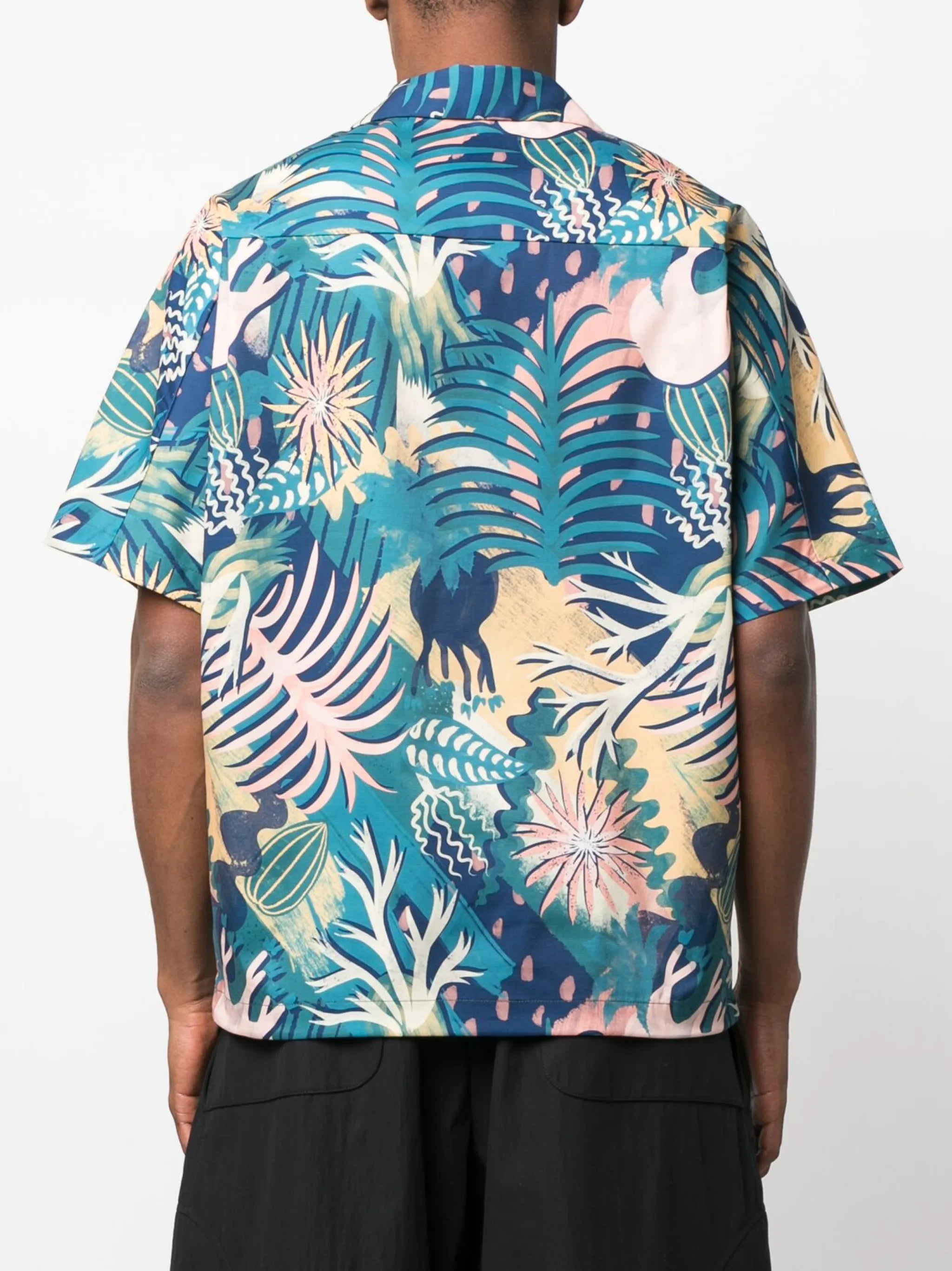 graphic-print quick-dry shirt