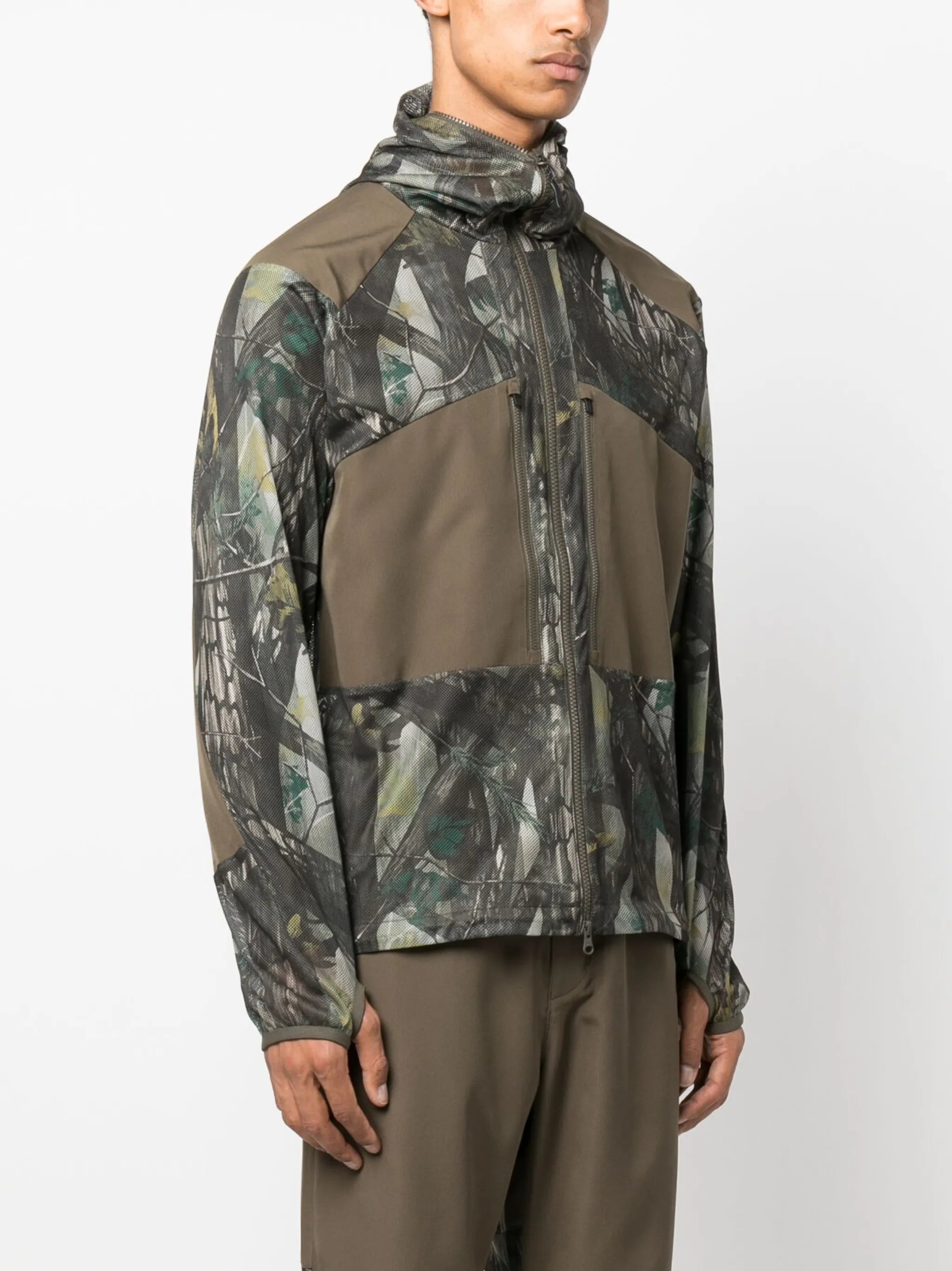 printed insect shield mesh jacket