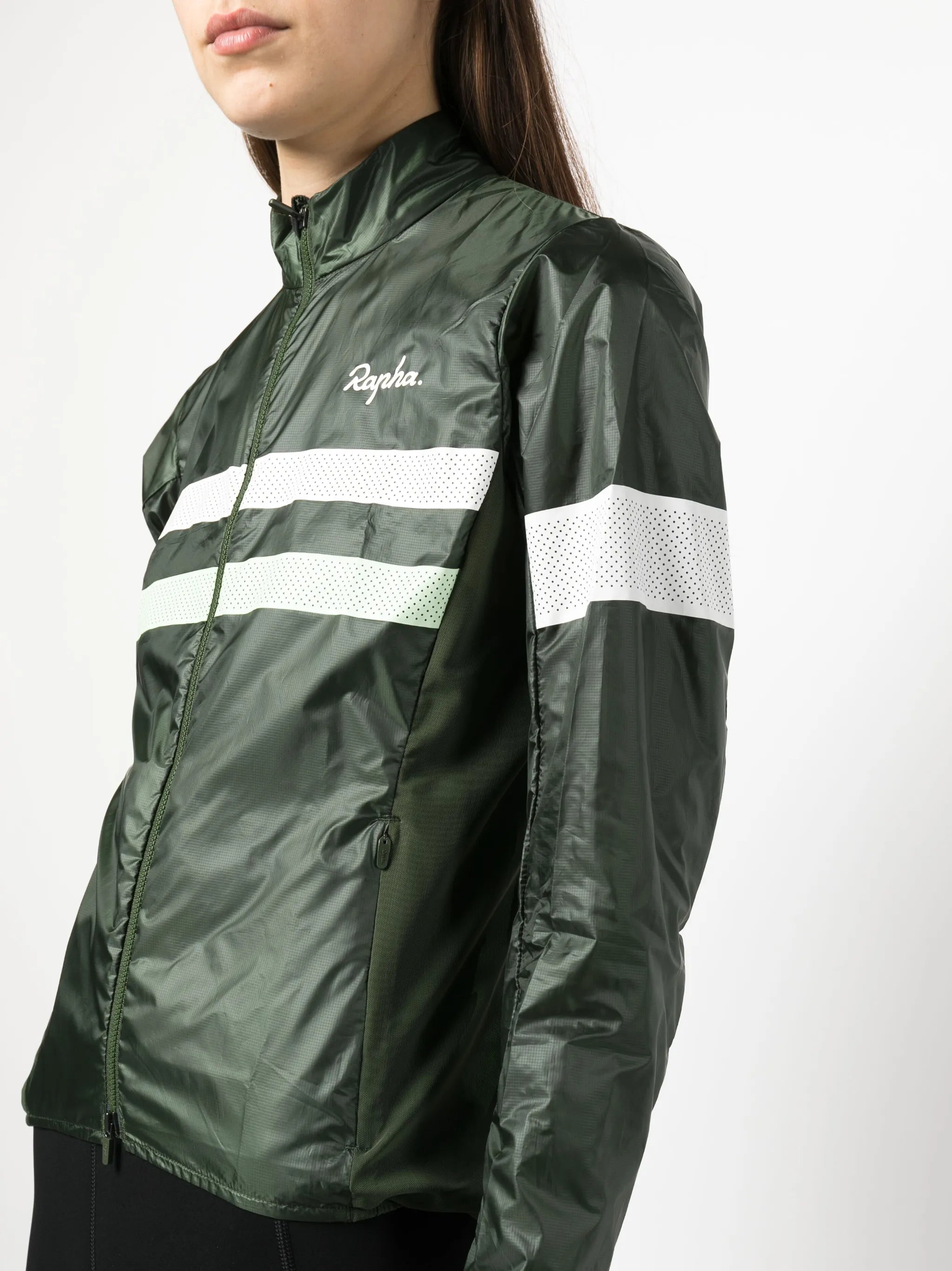 Brevet logo-print windbreaker jacket