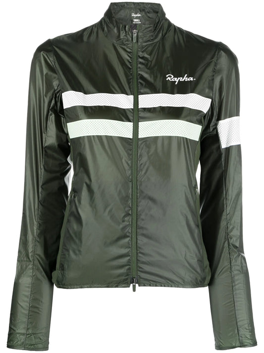 Brevet logo-print windbreaker jacket