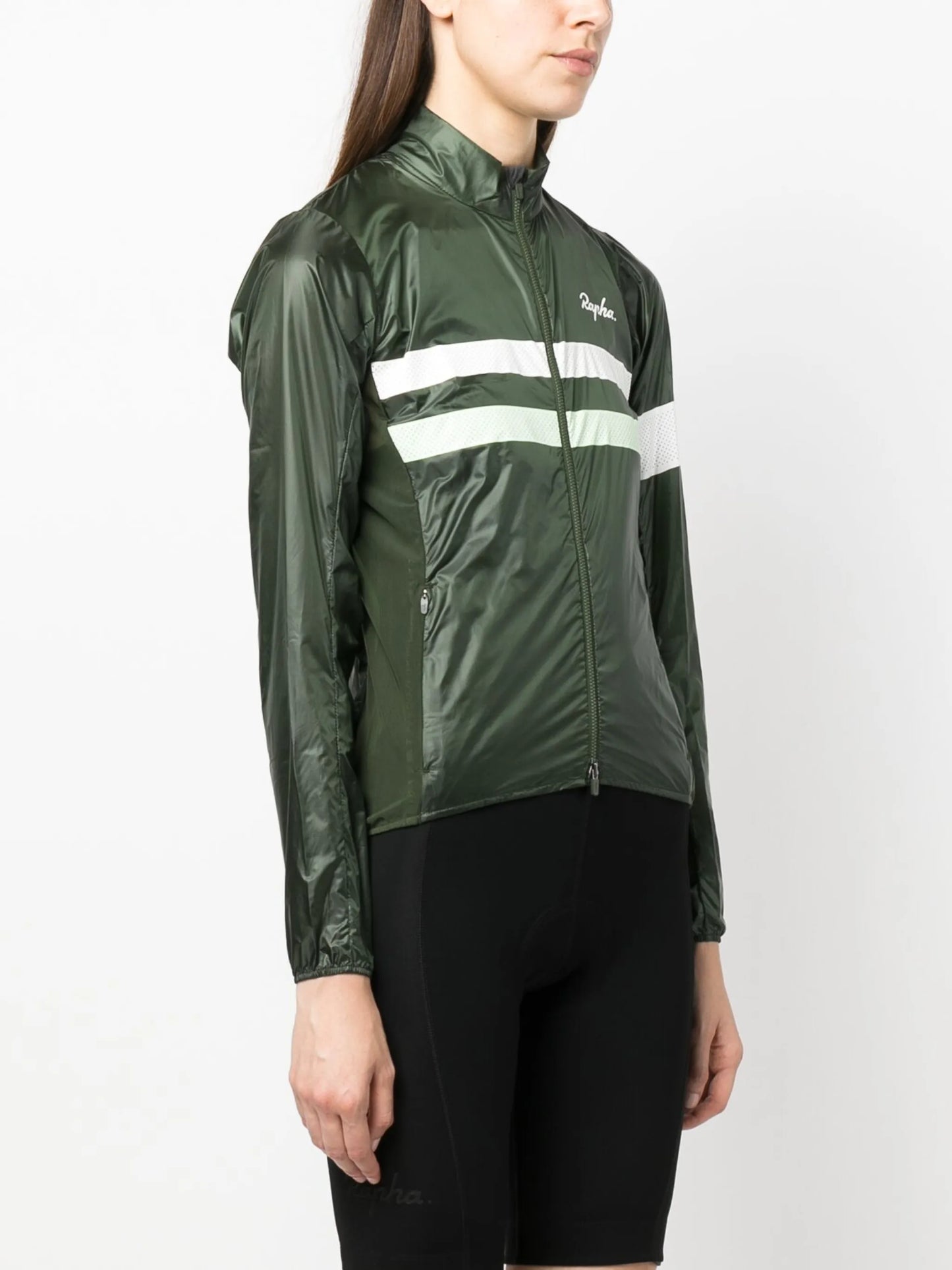Brevet logo-print windbreaker jacket