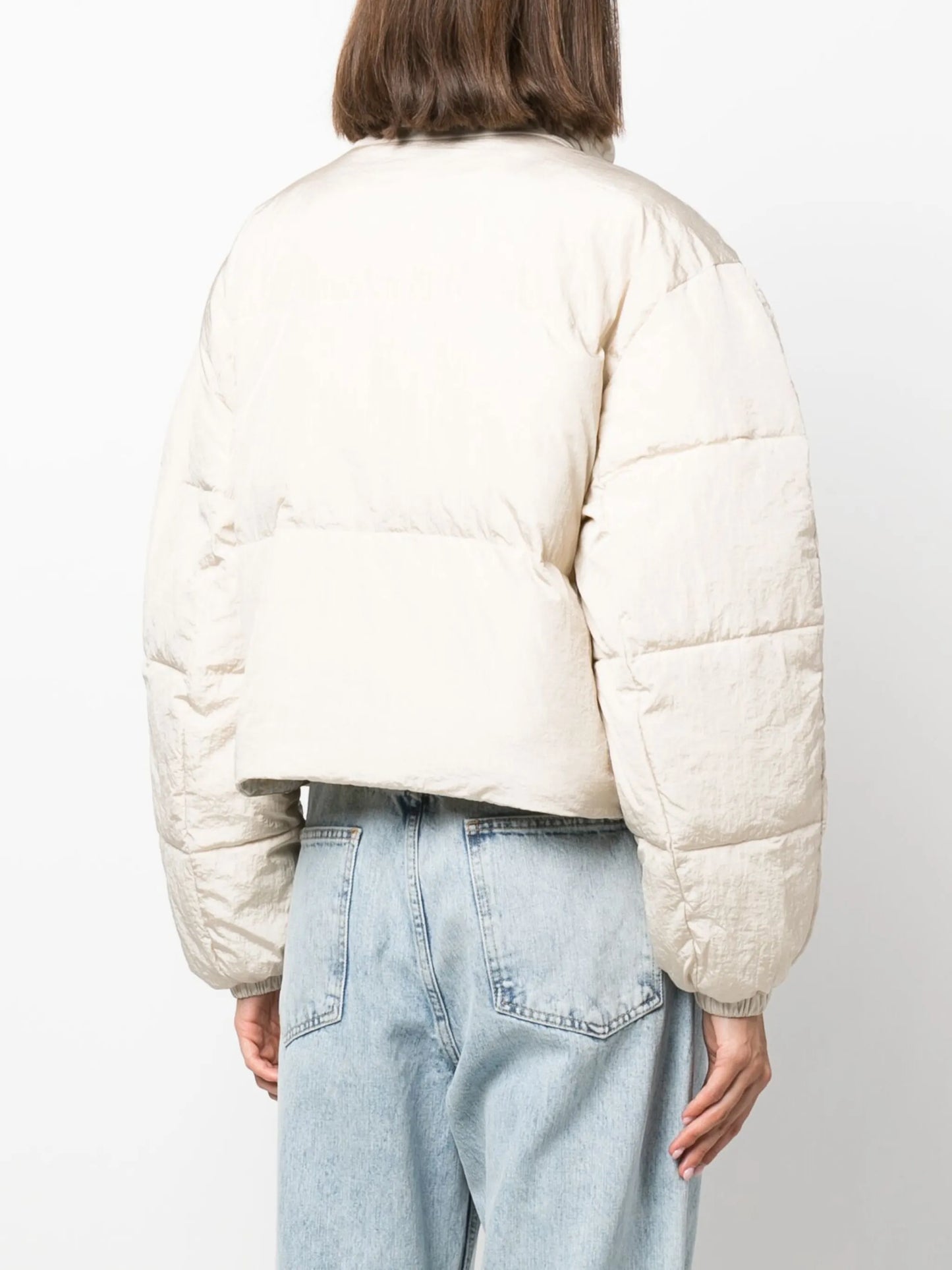 logo-patch puffer jacket