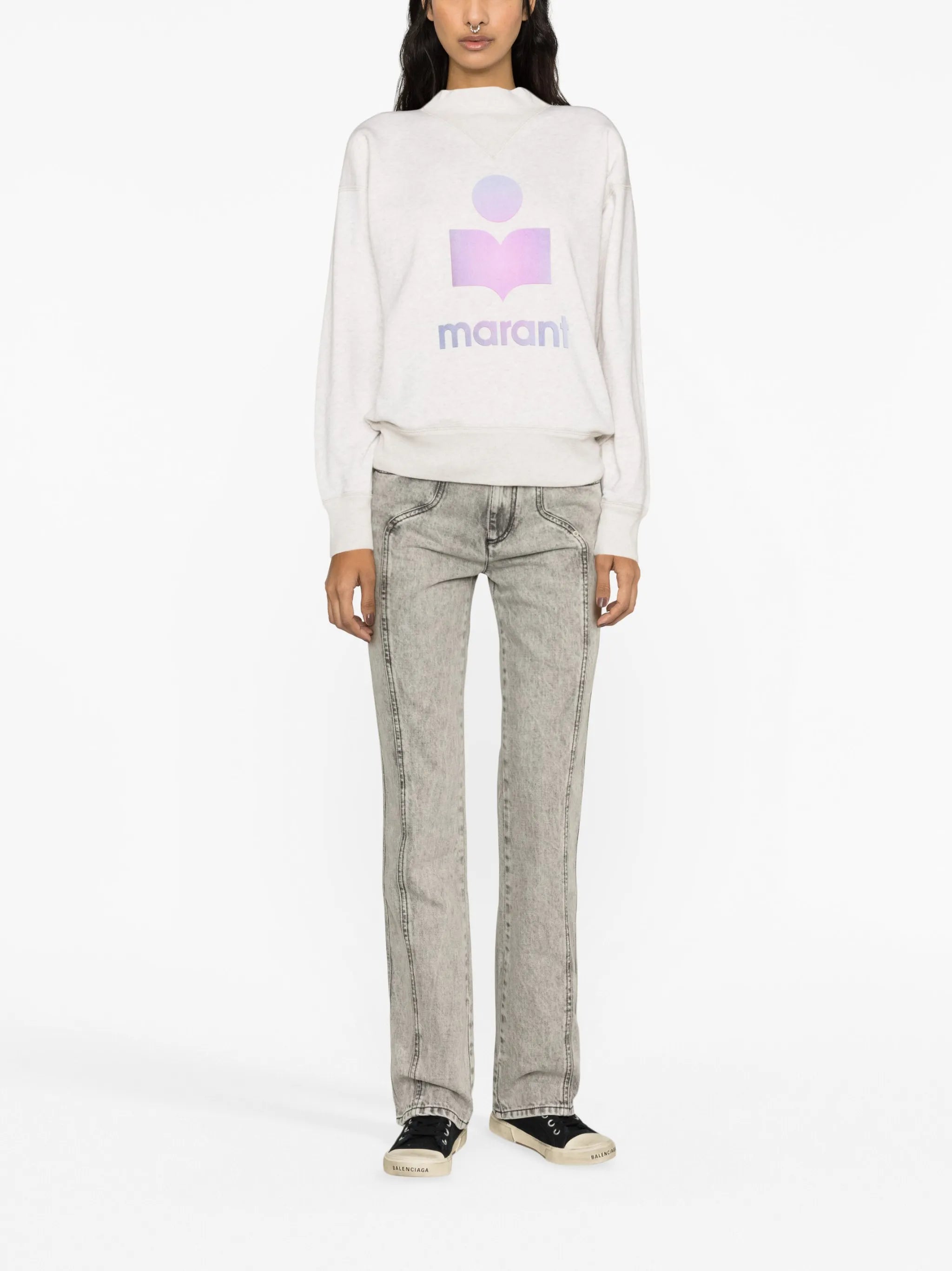 Mobyli cotton-blend sweatshirt