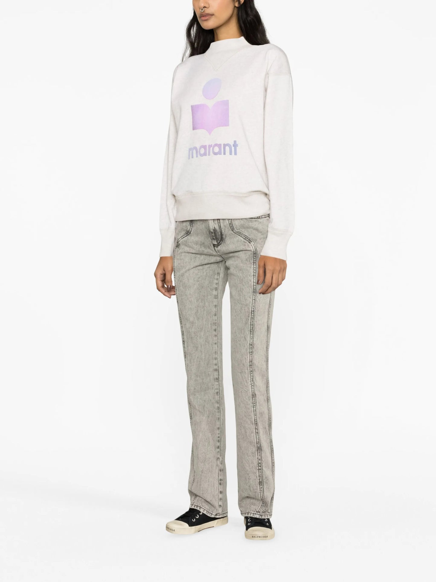 Mobyli cotton-blend sweatshirt