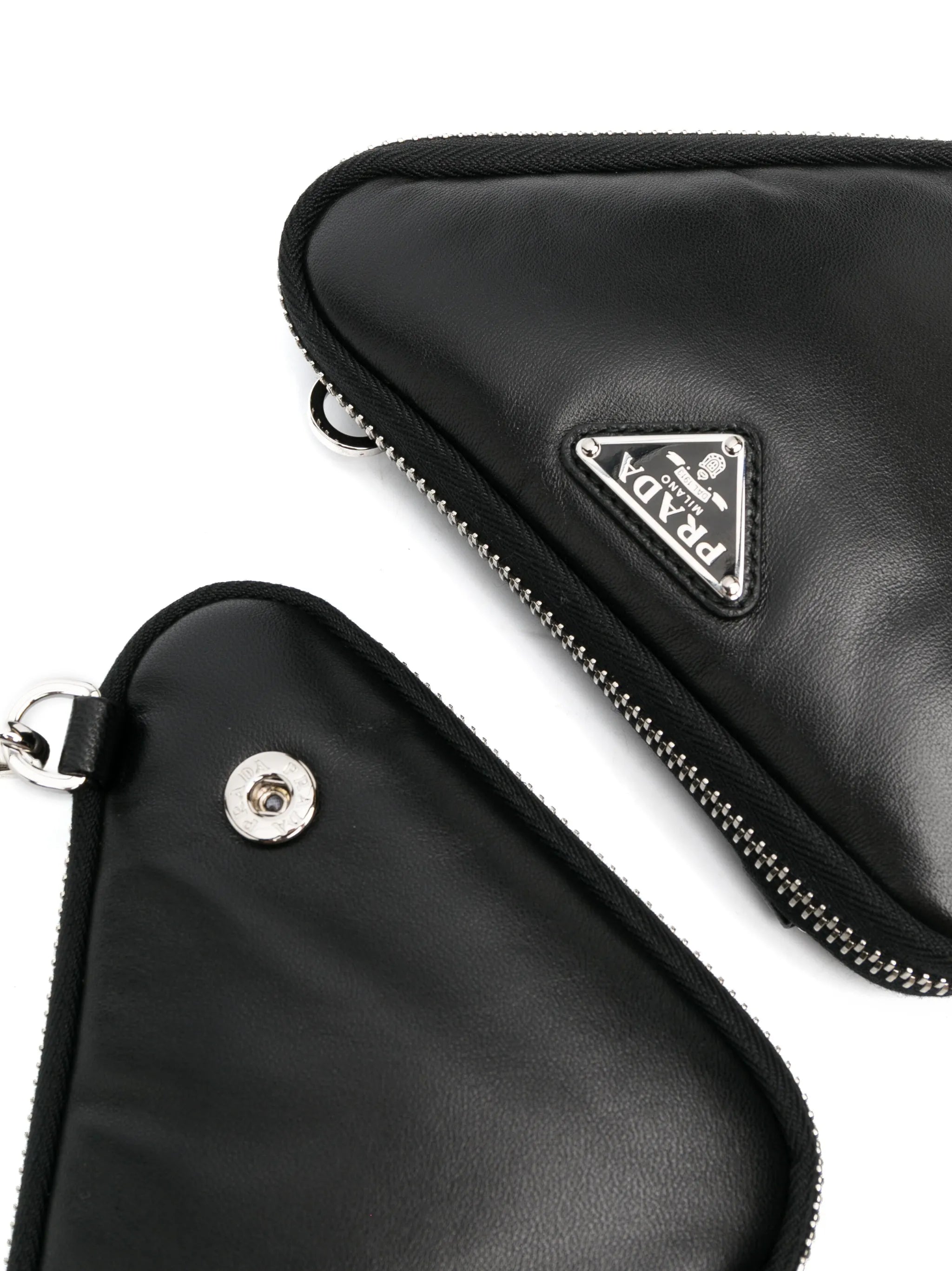 nappa triangle mini bag
