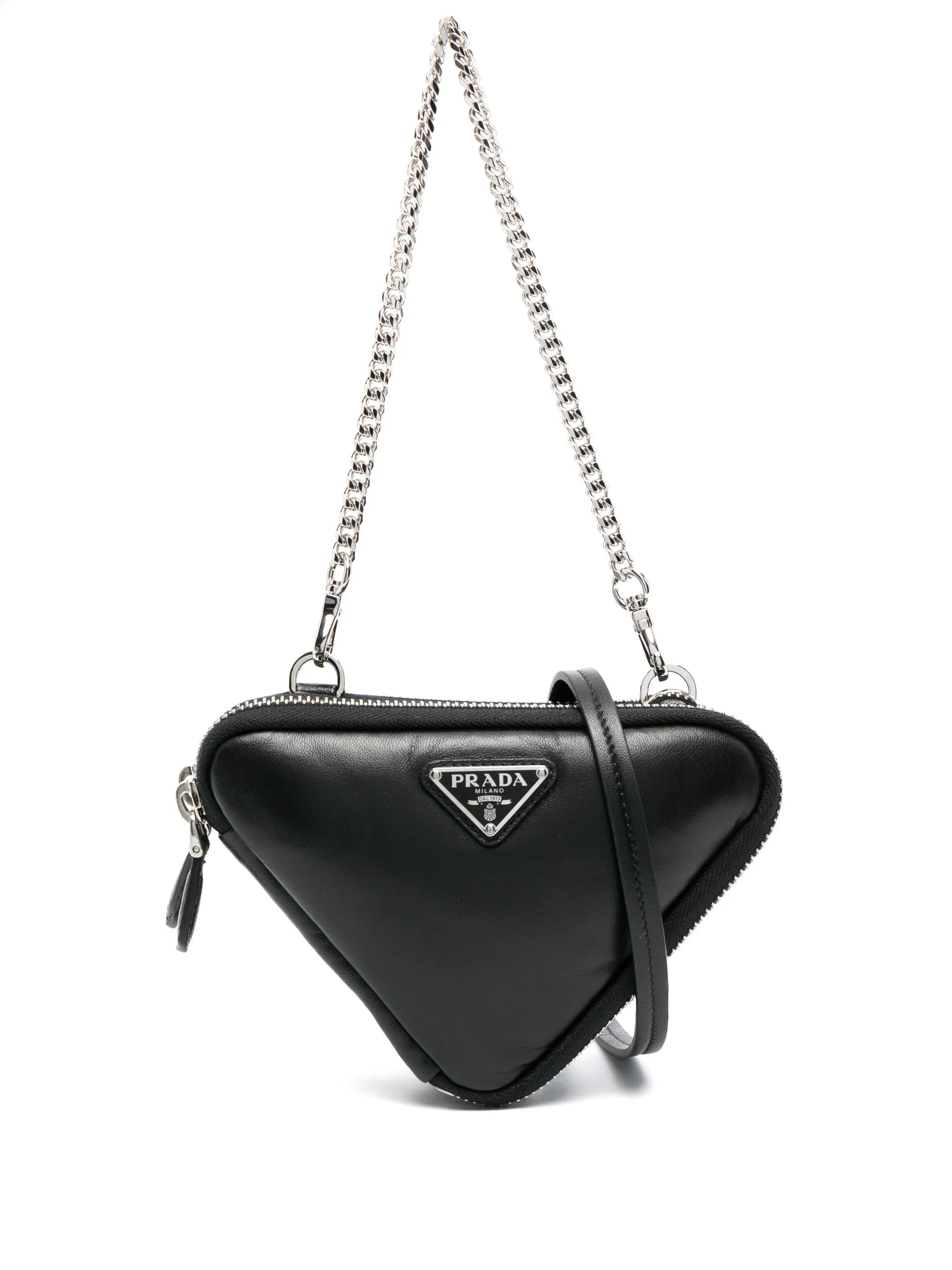 nappa triangle mini bag