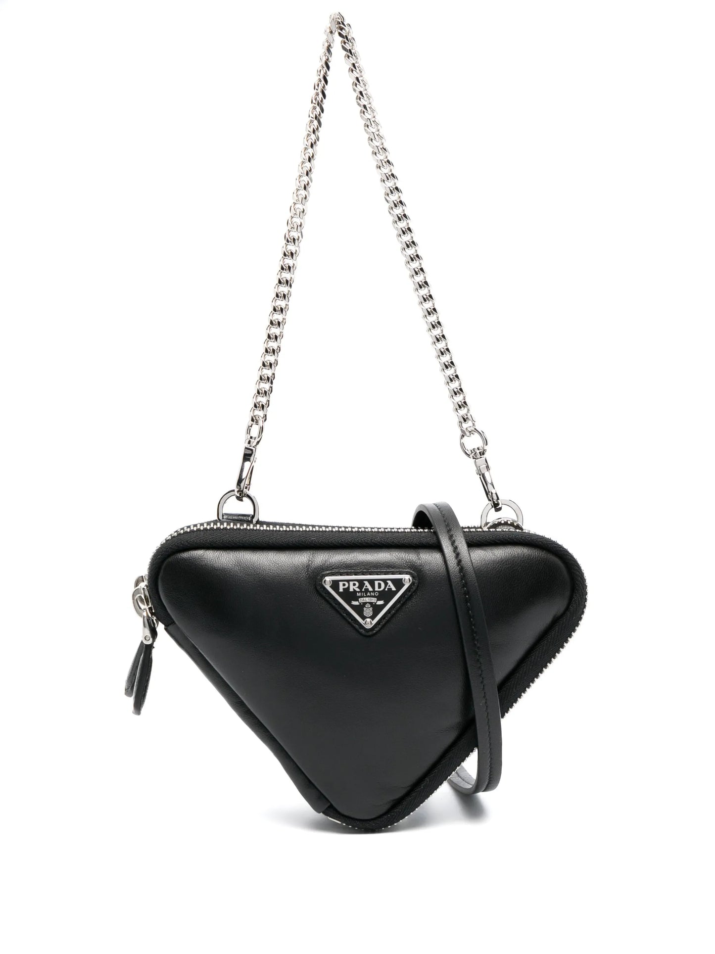 nappa triangle mini bag