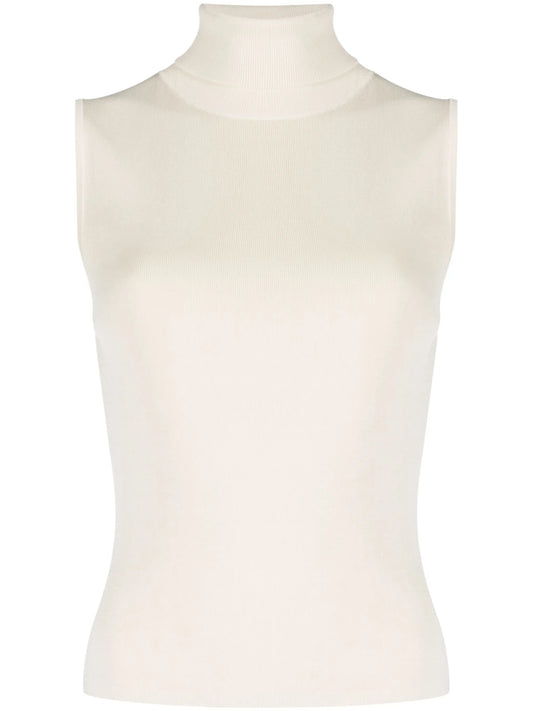 Fera ribbed-knit rollneck top