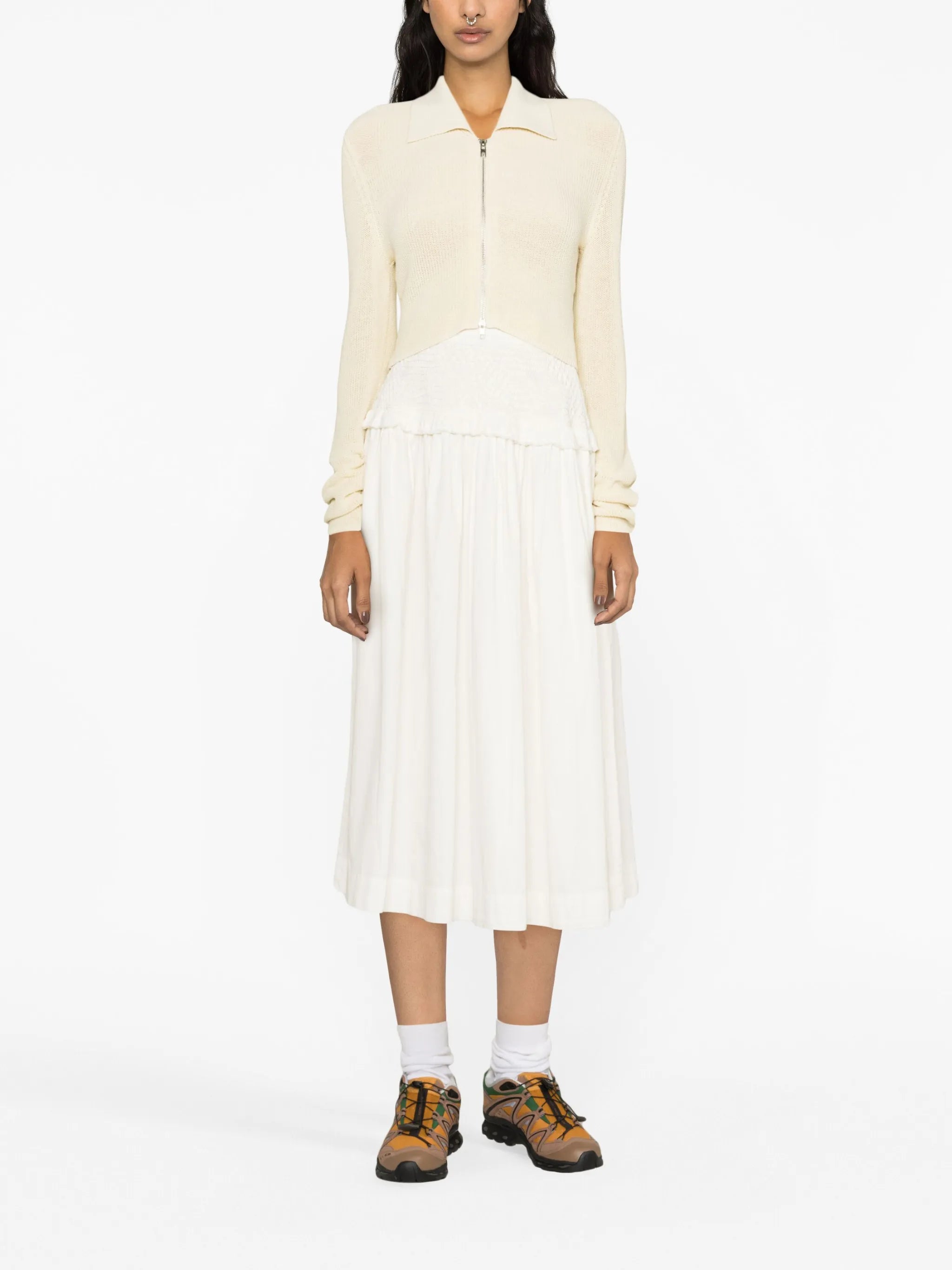 Tolobu ribbed-knit cardigan