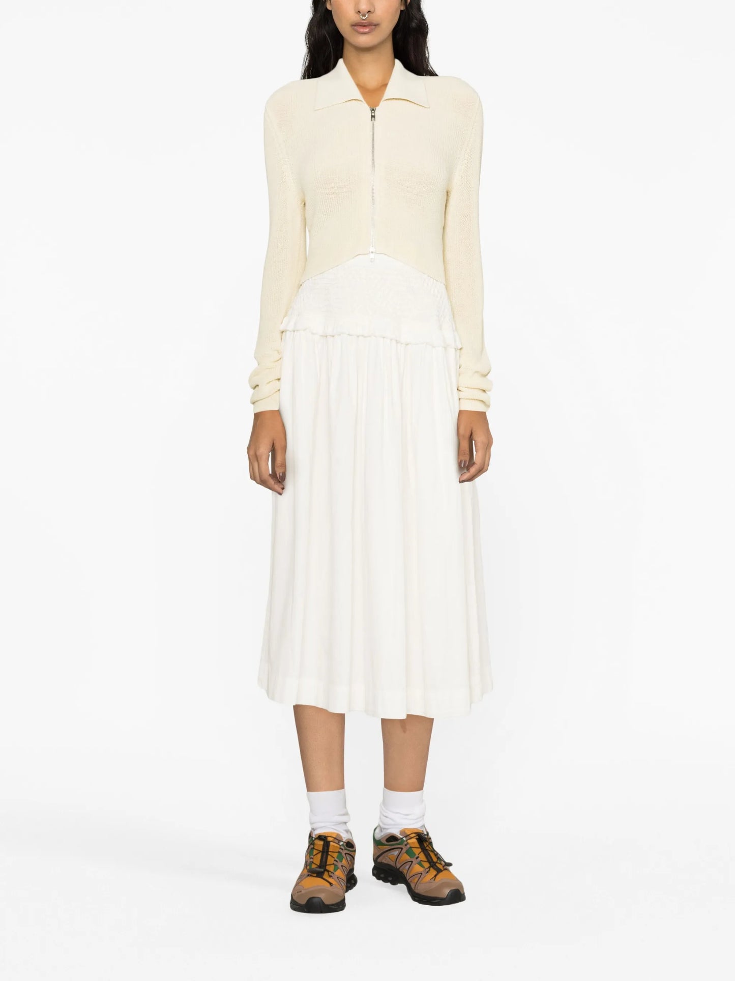 Tolobu ribbed-knit cardigan